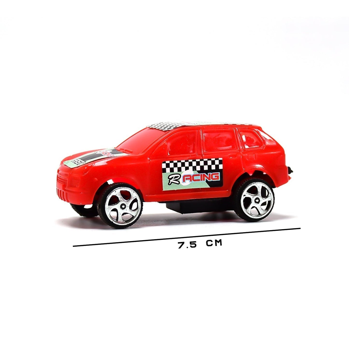 Super City Car Racer Toy For Boys and Girls Pull Push Vehicle Car (Set Of 12Pcs) (Multicolor)