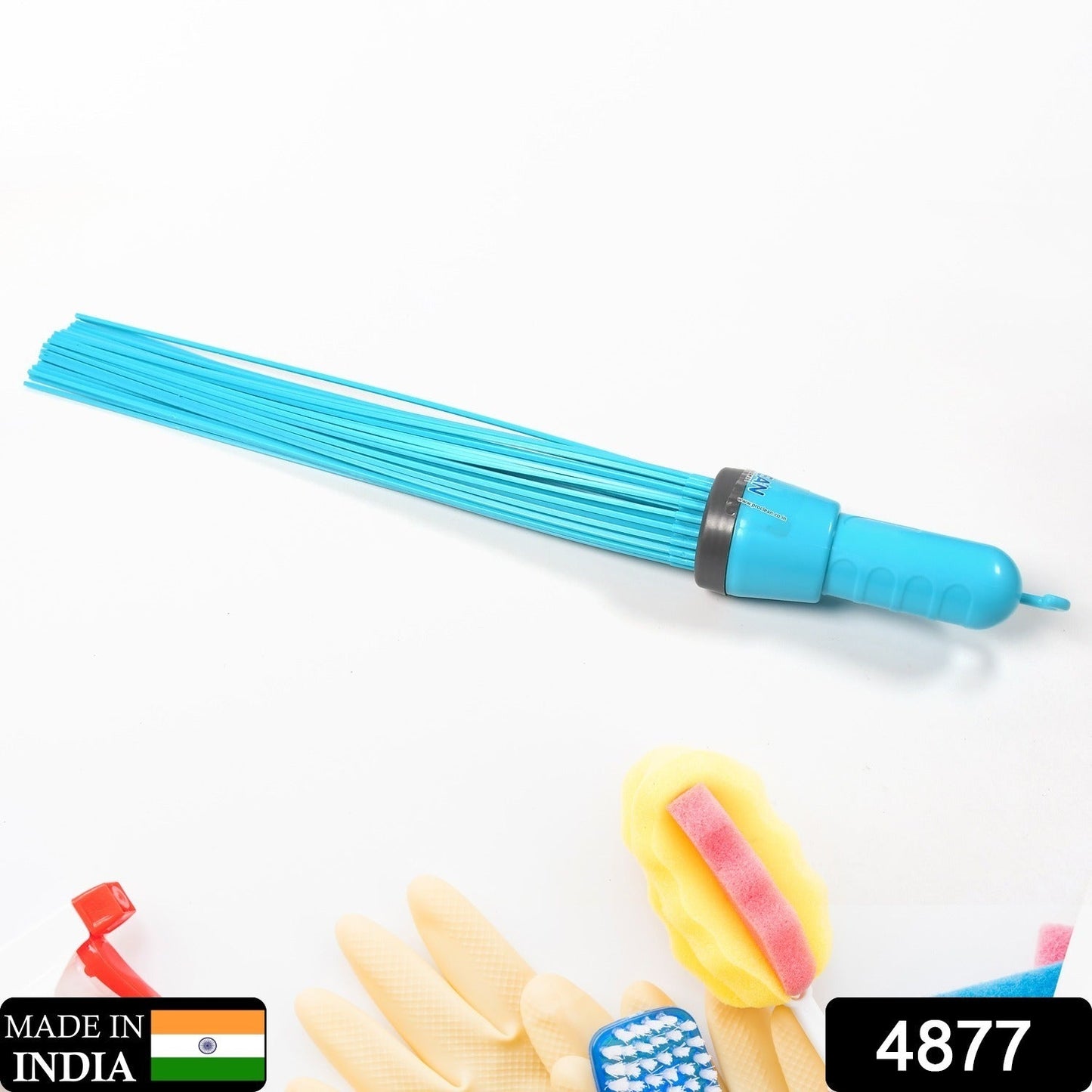 Plastic Stick Broom, 44 Flexible Sticks for Cleaning Tiles & Floors