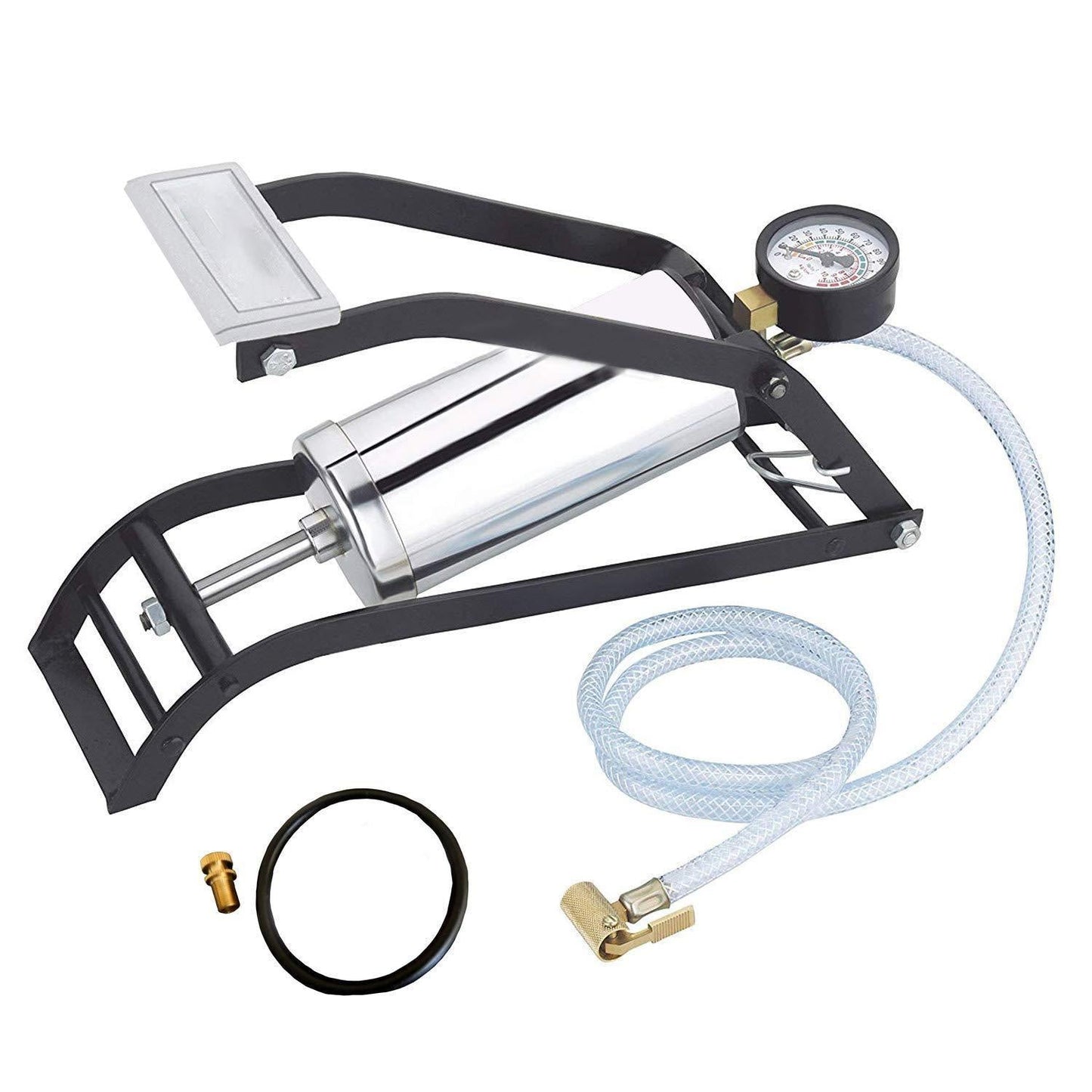 Heavy Duty Steel Foot Pump for Bike, Car, Cycle & More Vehicles