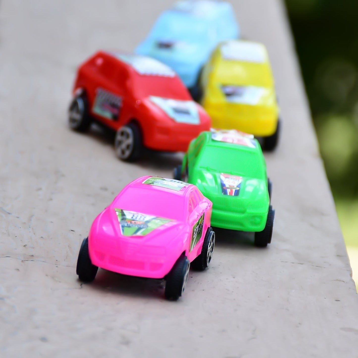 Super City Car Racer Toy For Boys and Girls Pull Push Vehicle Car (Set Of 12Pcs) (Multicolor)