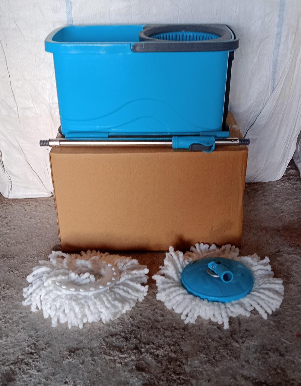 Quick Spin Cleaning Mop with Bucket