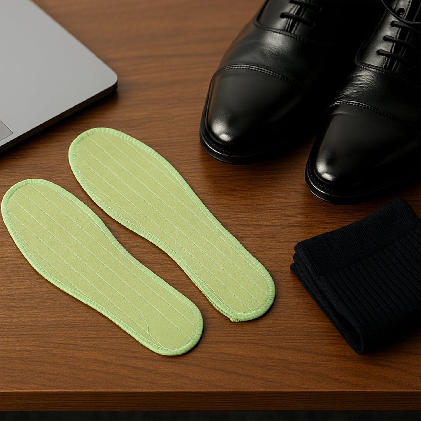 Premium Comfort Shoe Insoles for Daily Foot Support Size 43 (1 Pair / Mix Design)