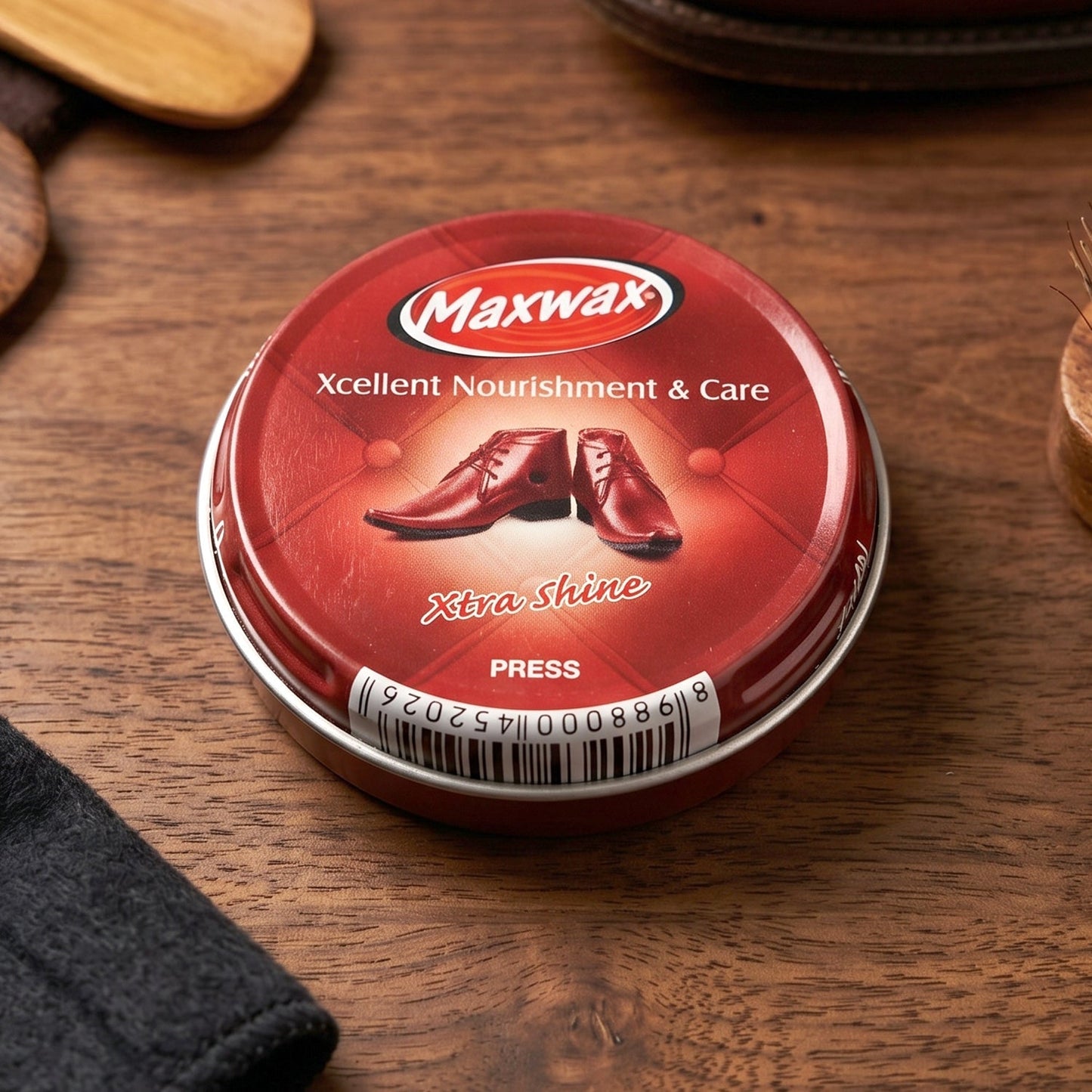 Maxwax Brown Shoe Polish Cream (1 Pc, 15 Gm)