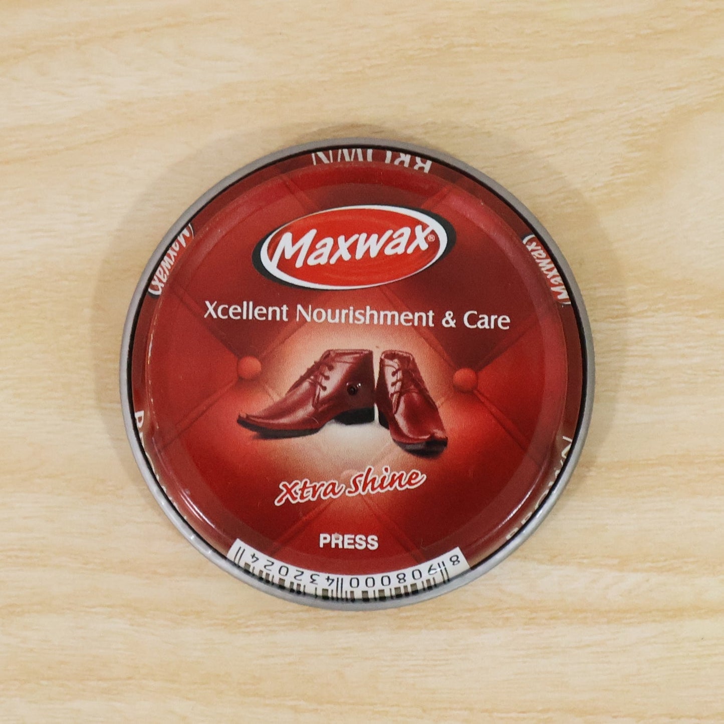 Maxwax Brown Shoe Polish Cream (1 Pc, 15 Gm)