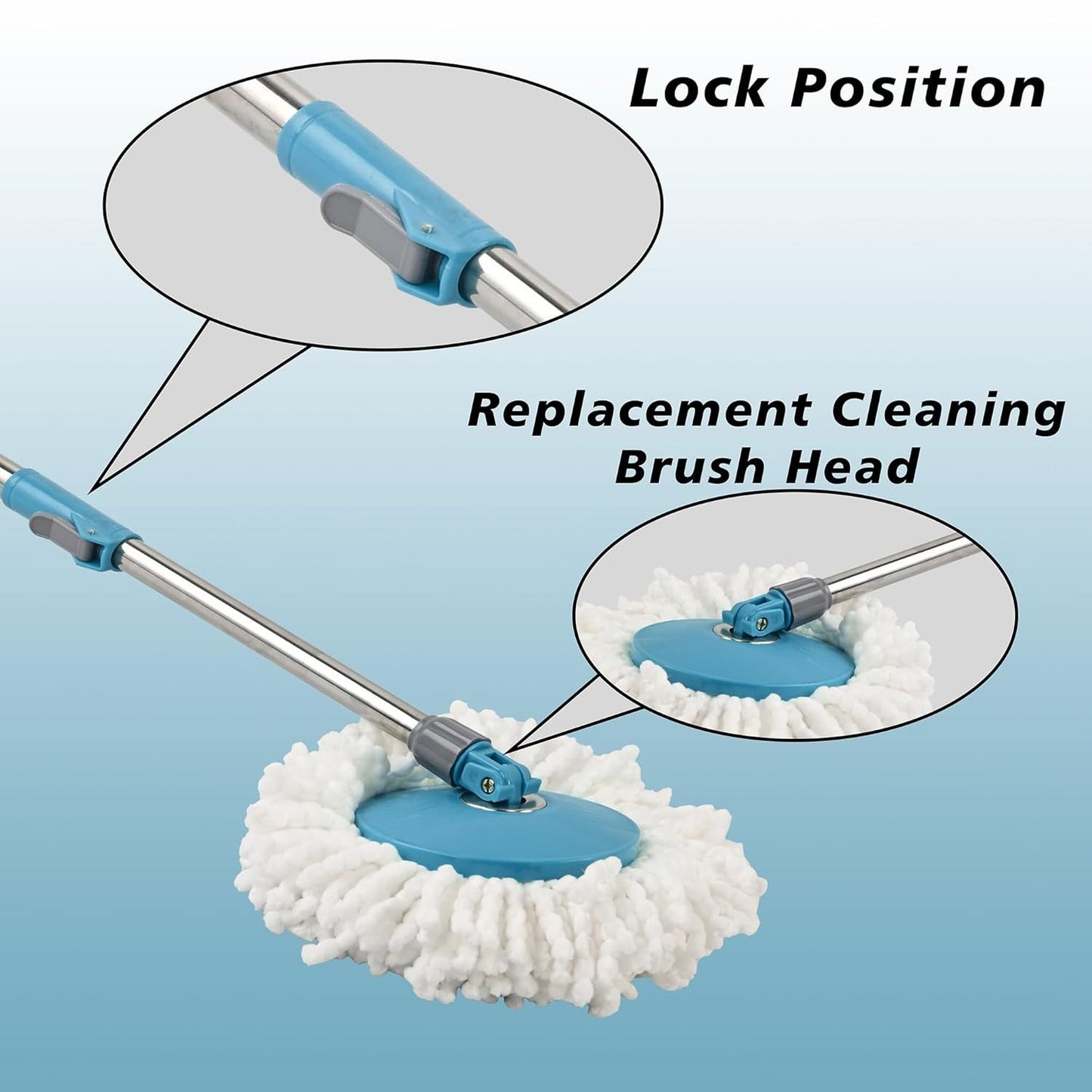 Top House 360 Cleaning Spin Mop Bucker Set at Just Rs.470