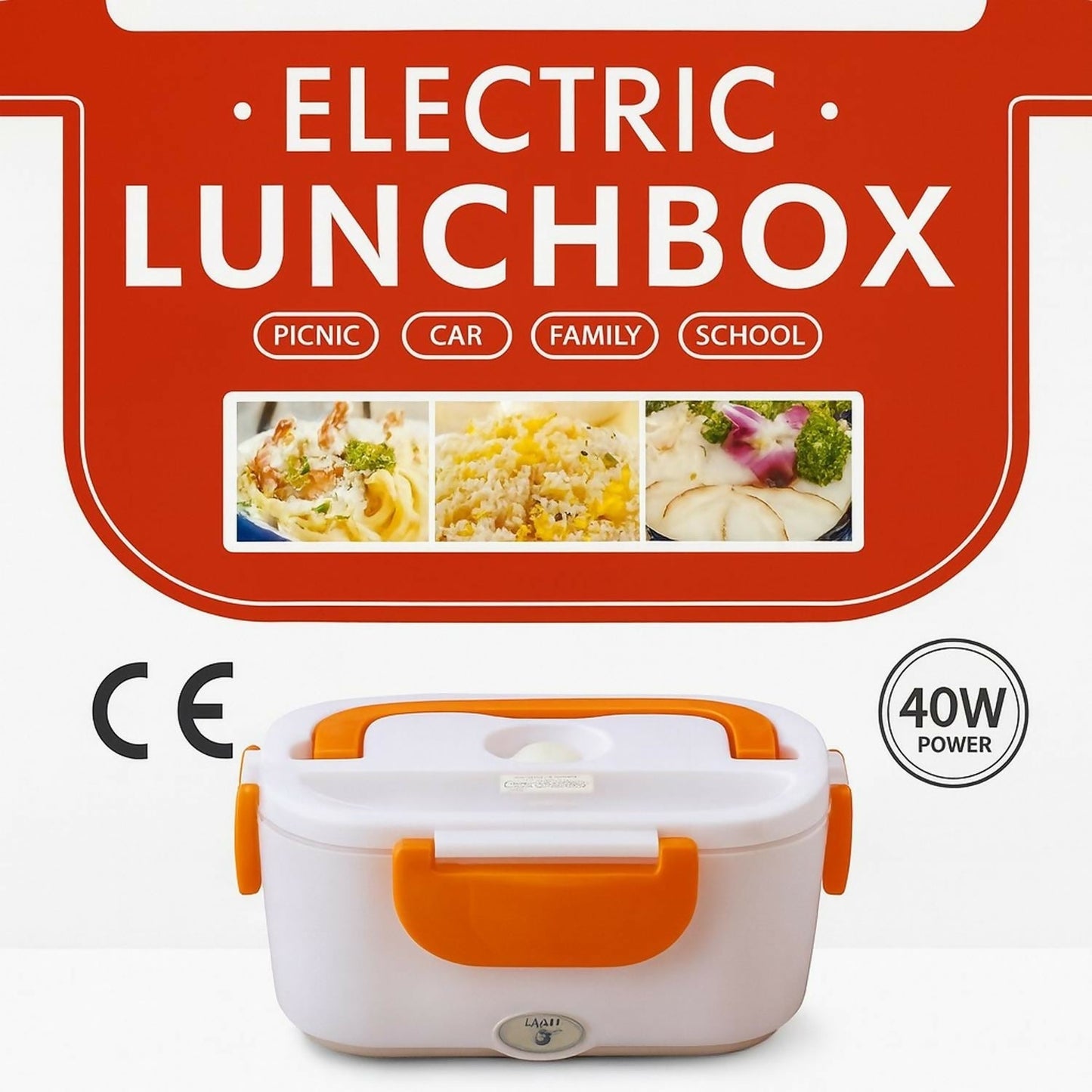 Premium Electric Lunch Box with Detachable Compartments for Office & Travel