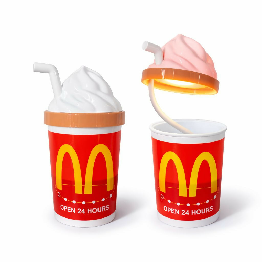 Ice Cream Style LED Desk Lamp with Pen Holder Flexible Study Lamp