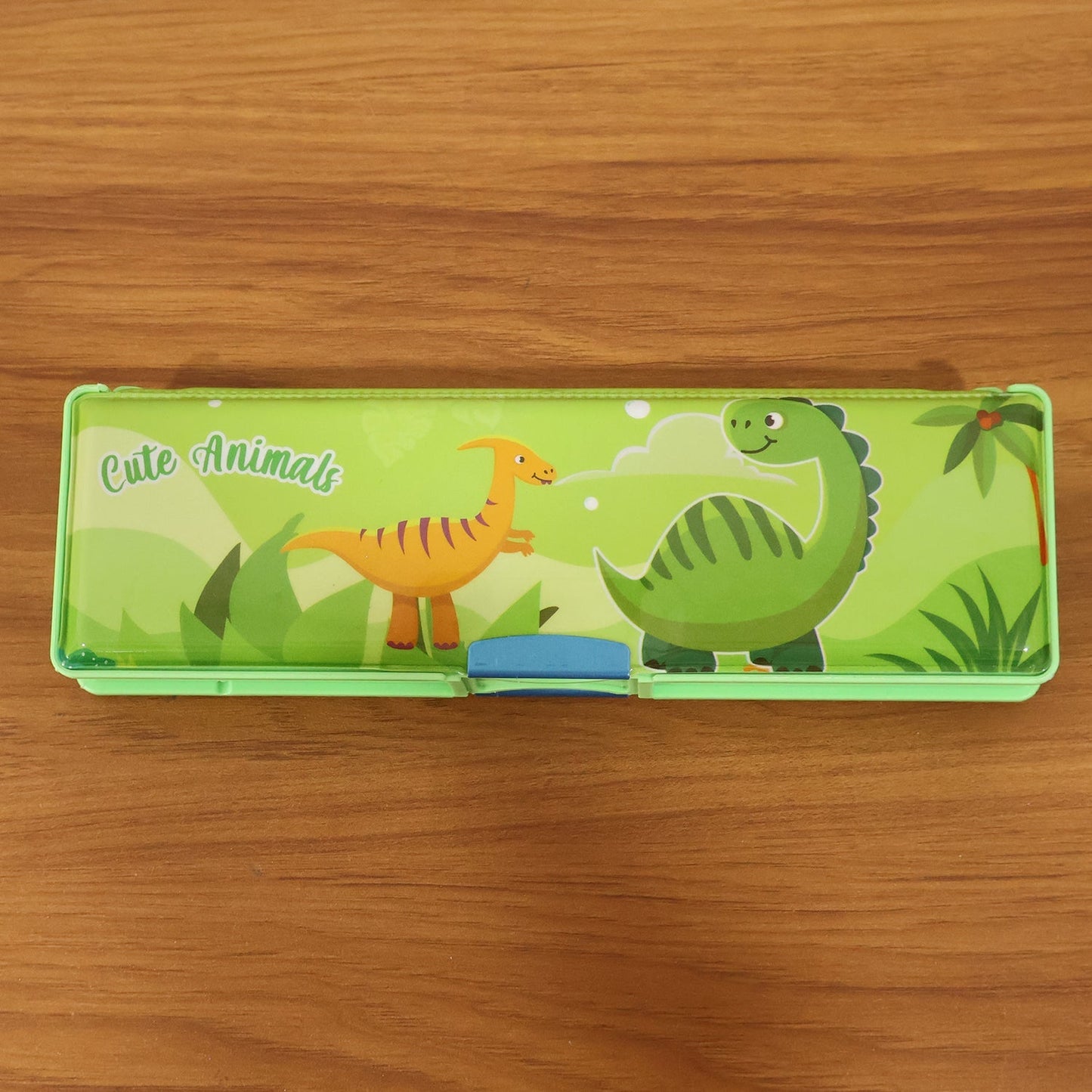 Cute Animal-Themed Kids Pencil Compass with Secure Lid (1 Pc)