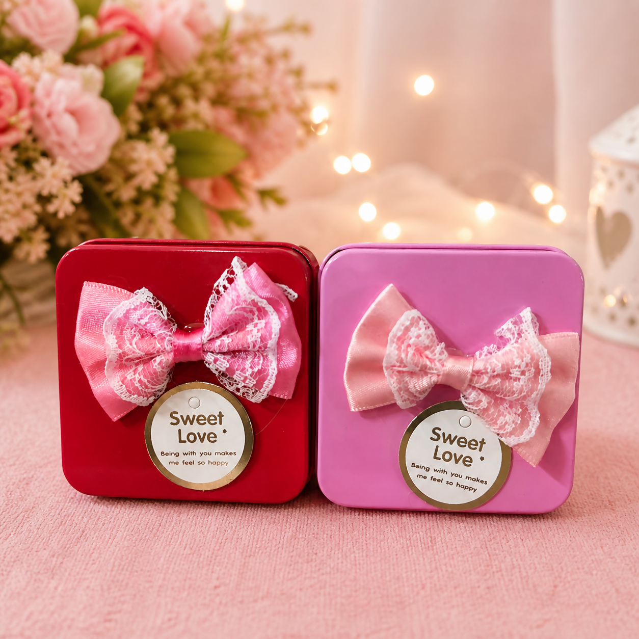Mini Gift Box with Bow – Decorative Storage & Jewelry Box