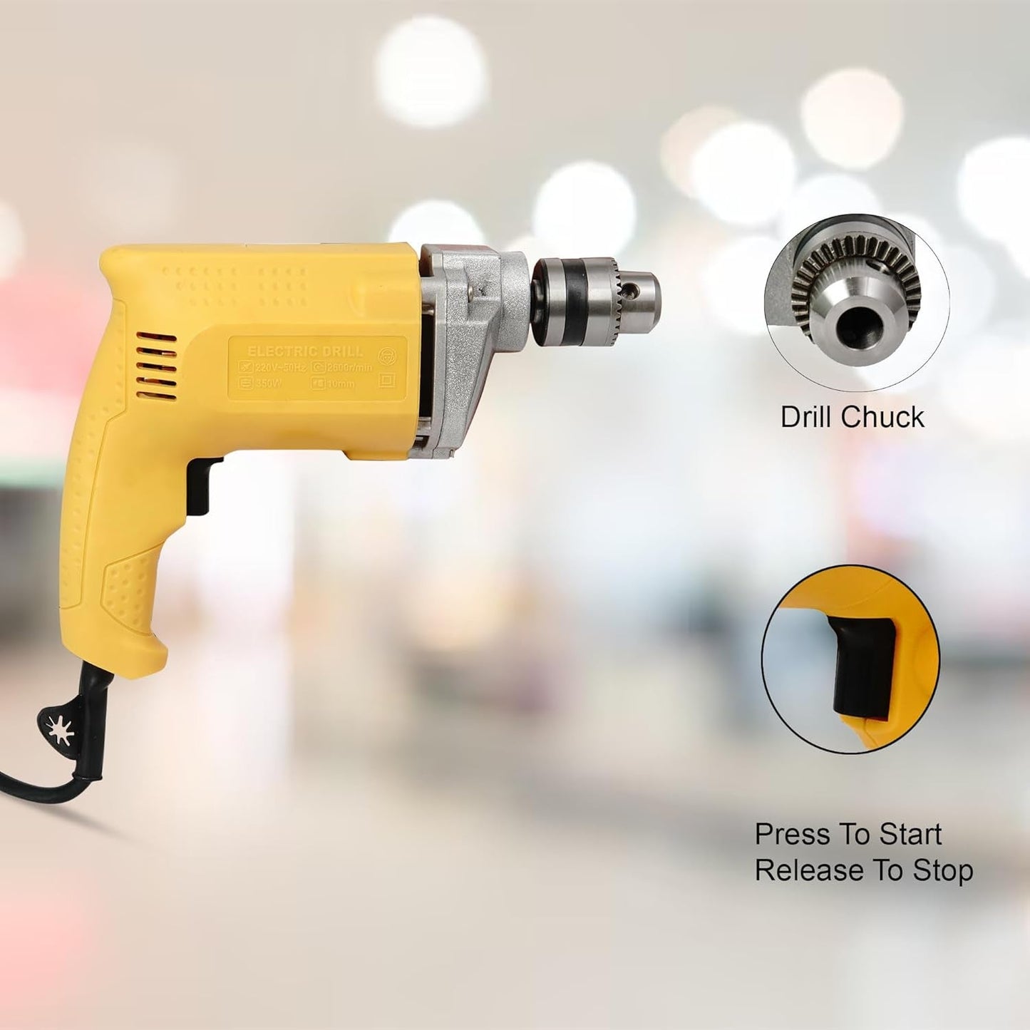 Amber Electric Drill AM2310 350W 1 Pc