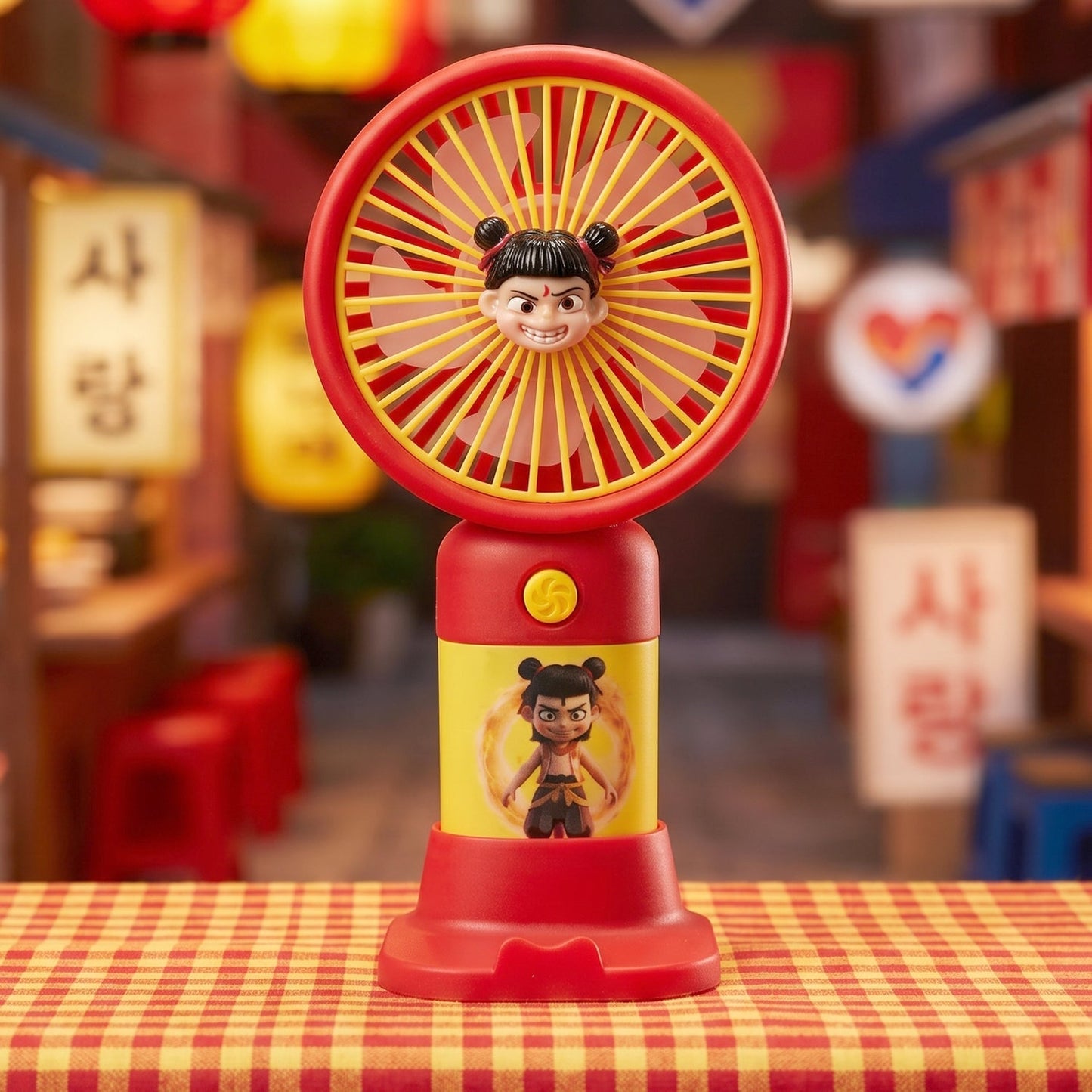 Cute Cartoon Character Portable Mini Fan (1 Pc)
