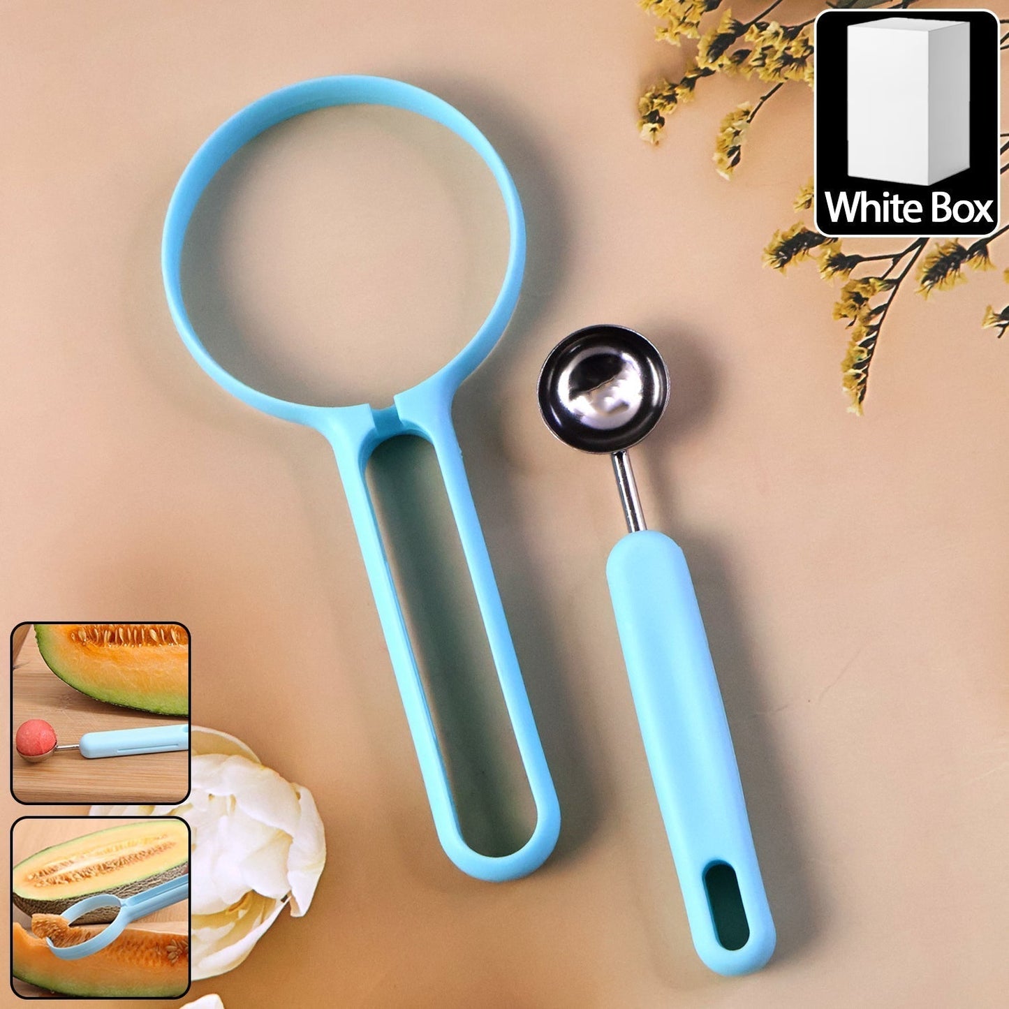 Multi-Function Melon Baller and Fruit Cutter Set