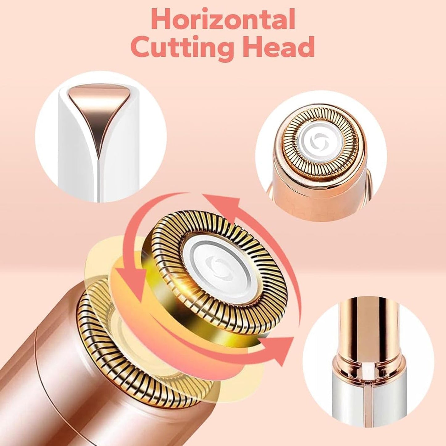 Rechargeable Facial Hair Remover Set for Women – 1 Set