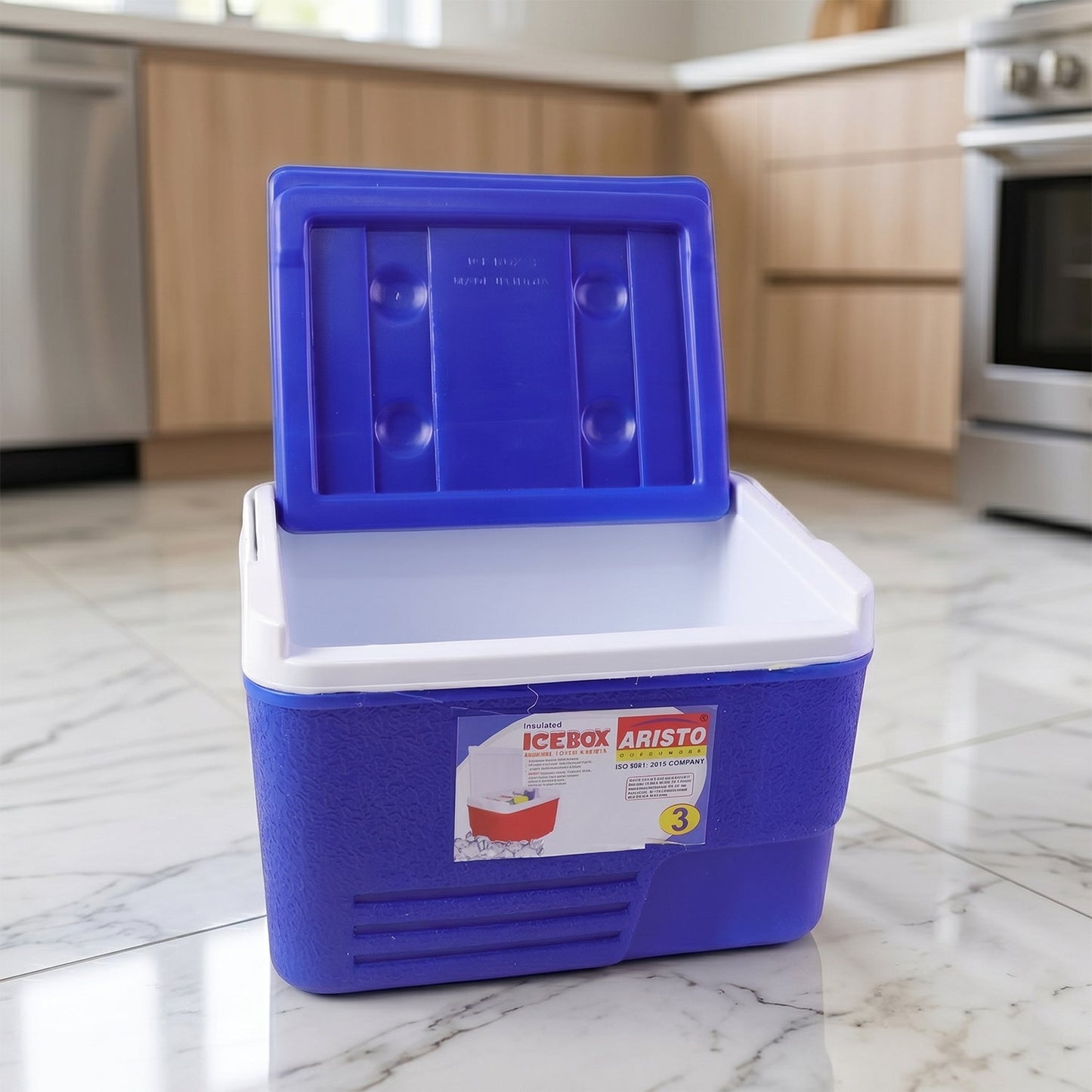 Heavy Duty Insulated Ice Box (1 Pc, Blue / 3Ltr)