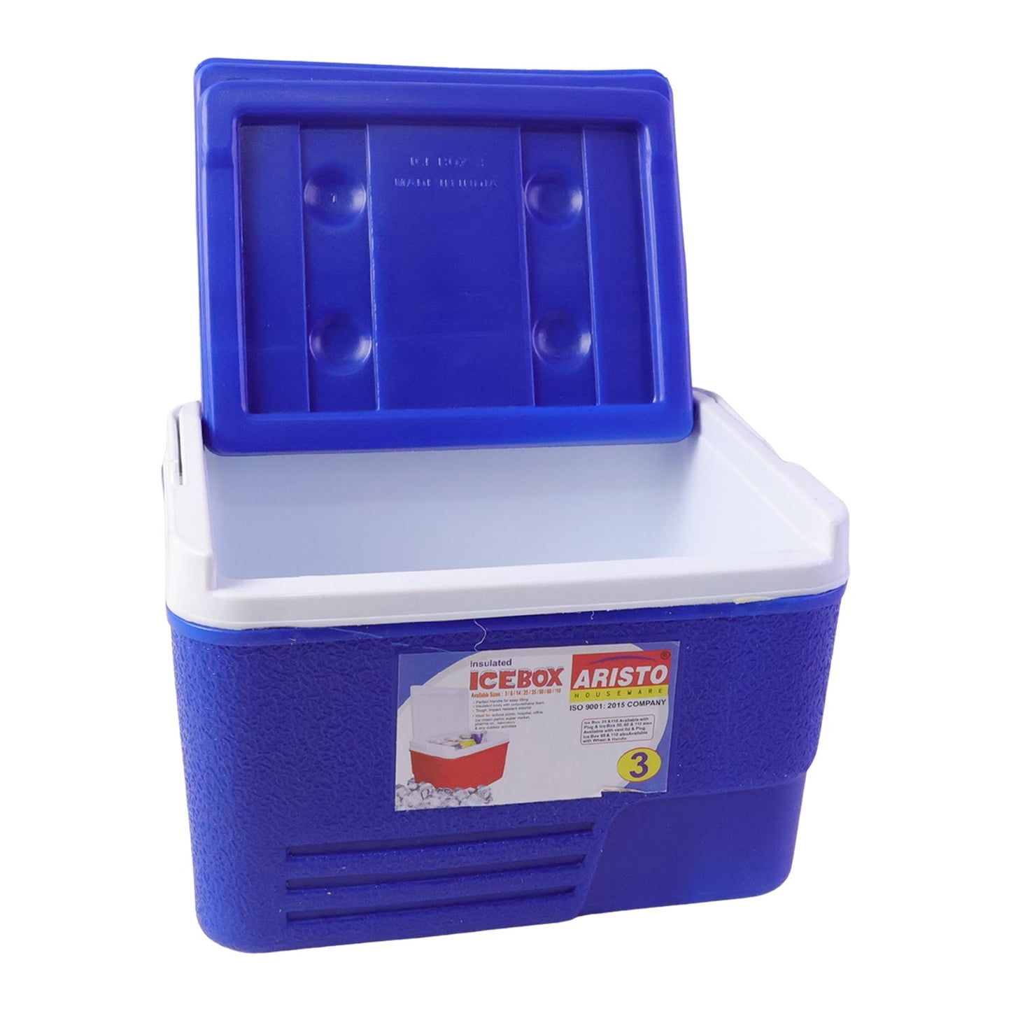 Heavy Duty Insulated Ice Box (1 Pc, Blue / 3Ltr)