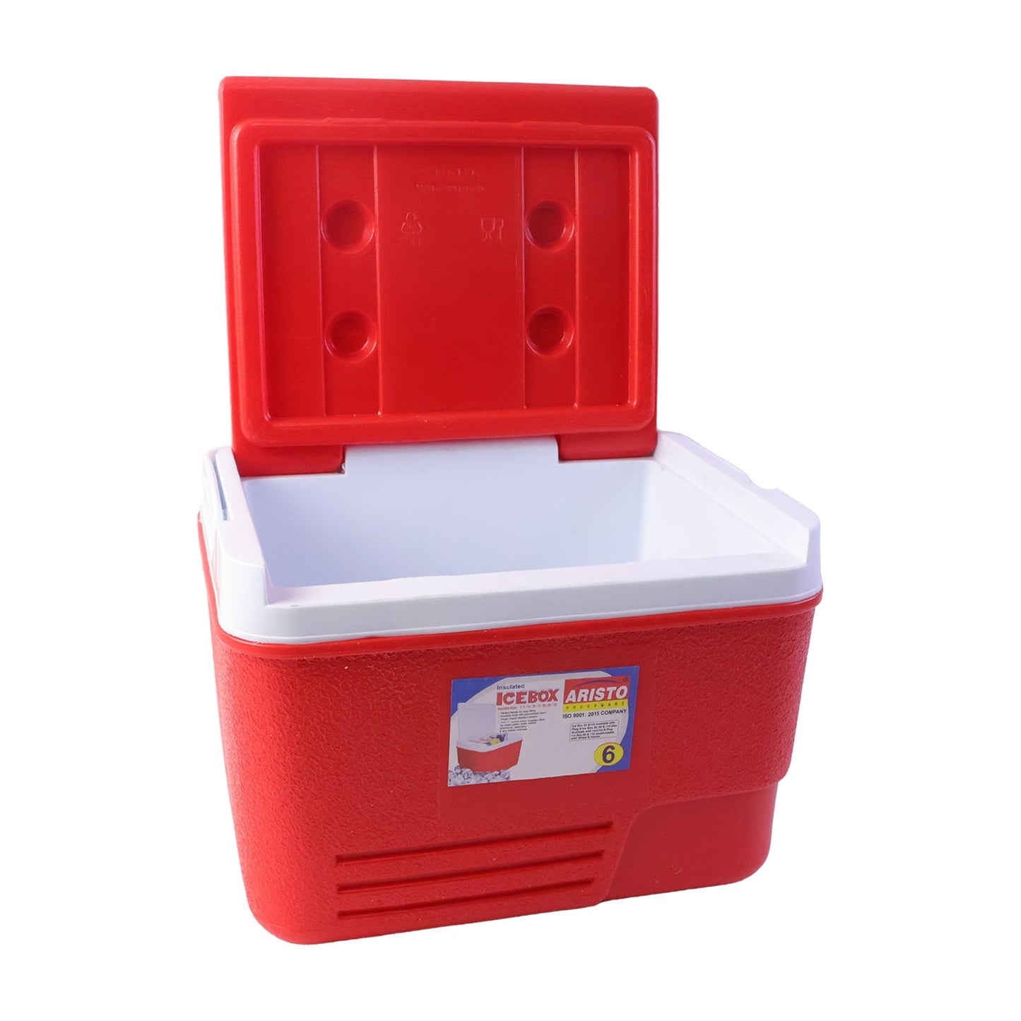 Heavy Duty Insulated Ice Box (1 Pc, Red / 6Ltr)
