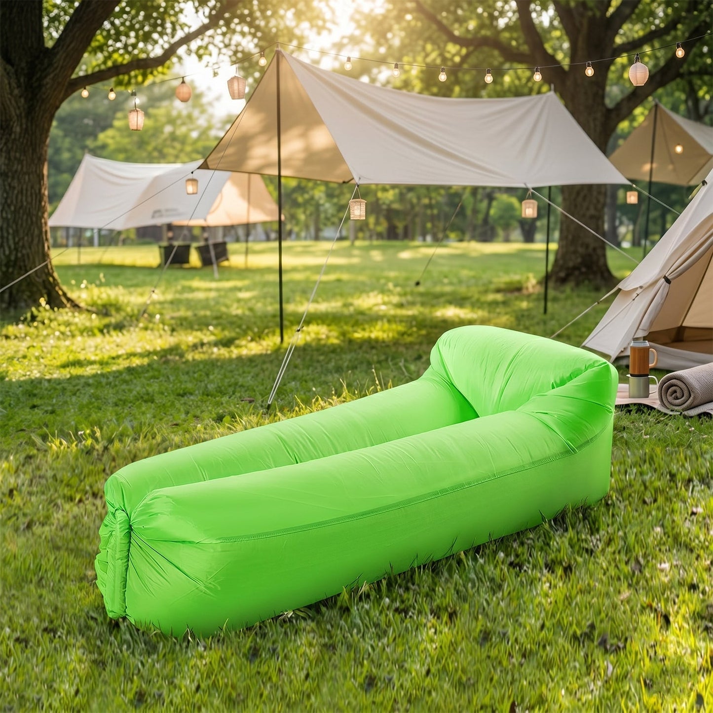 Portable Inflatable Air Lounger Sofa (1 Pc)
