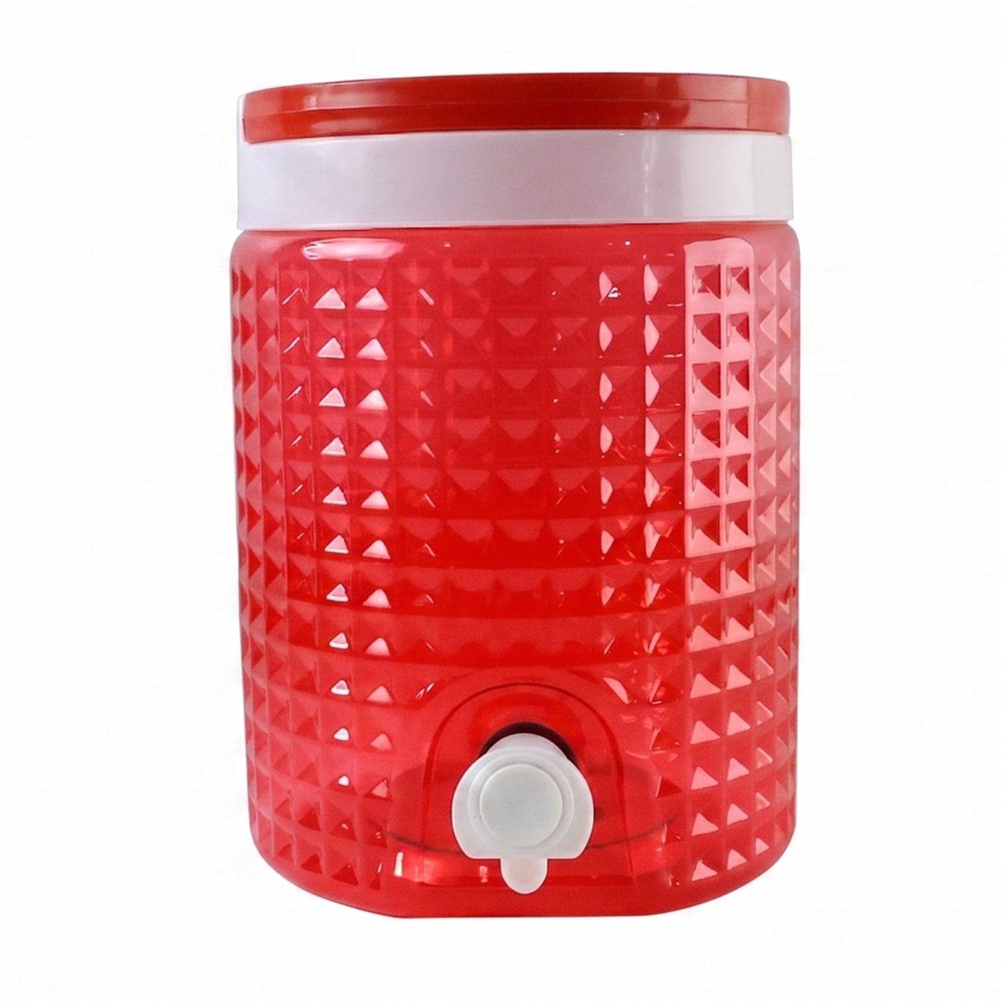 DIAMOND CUT DESIGN PLASTIC WATER JUG TO CARRYING WATER AND OTHER BEVERAGES (4500ML)