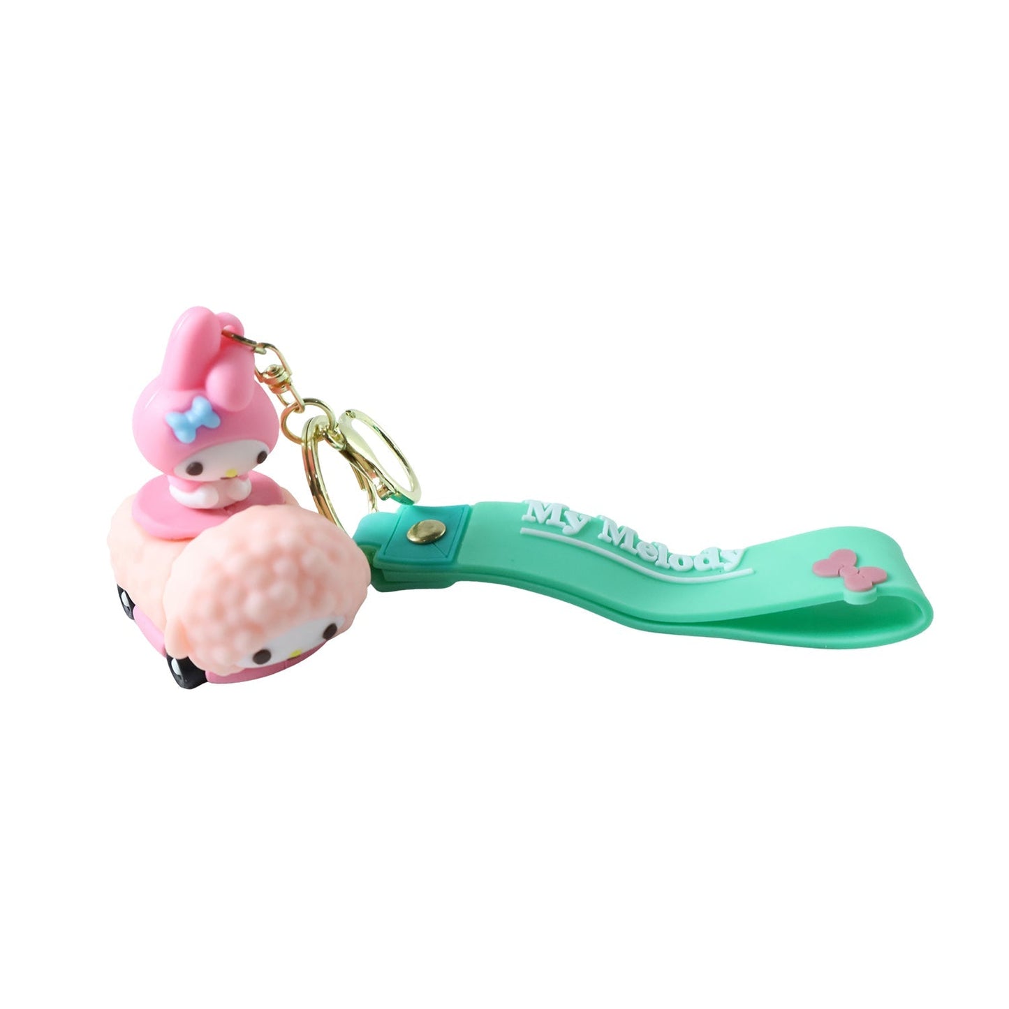Cute Cartoon Character Silicone Keychain (1 Pc)