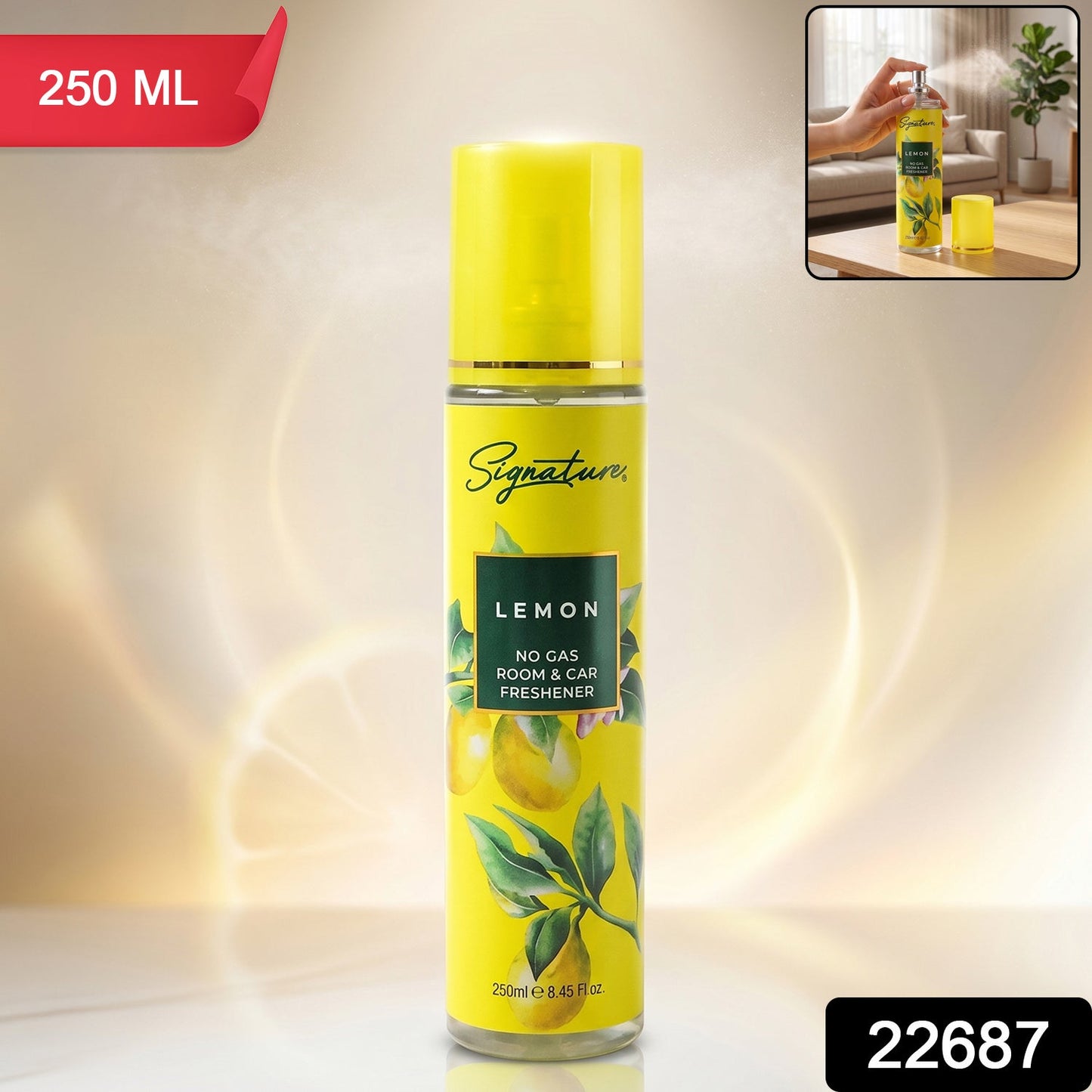 Signature Lemon Room & Car Freshener Spray 250 ML