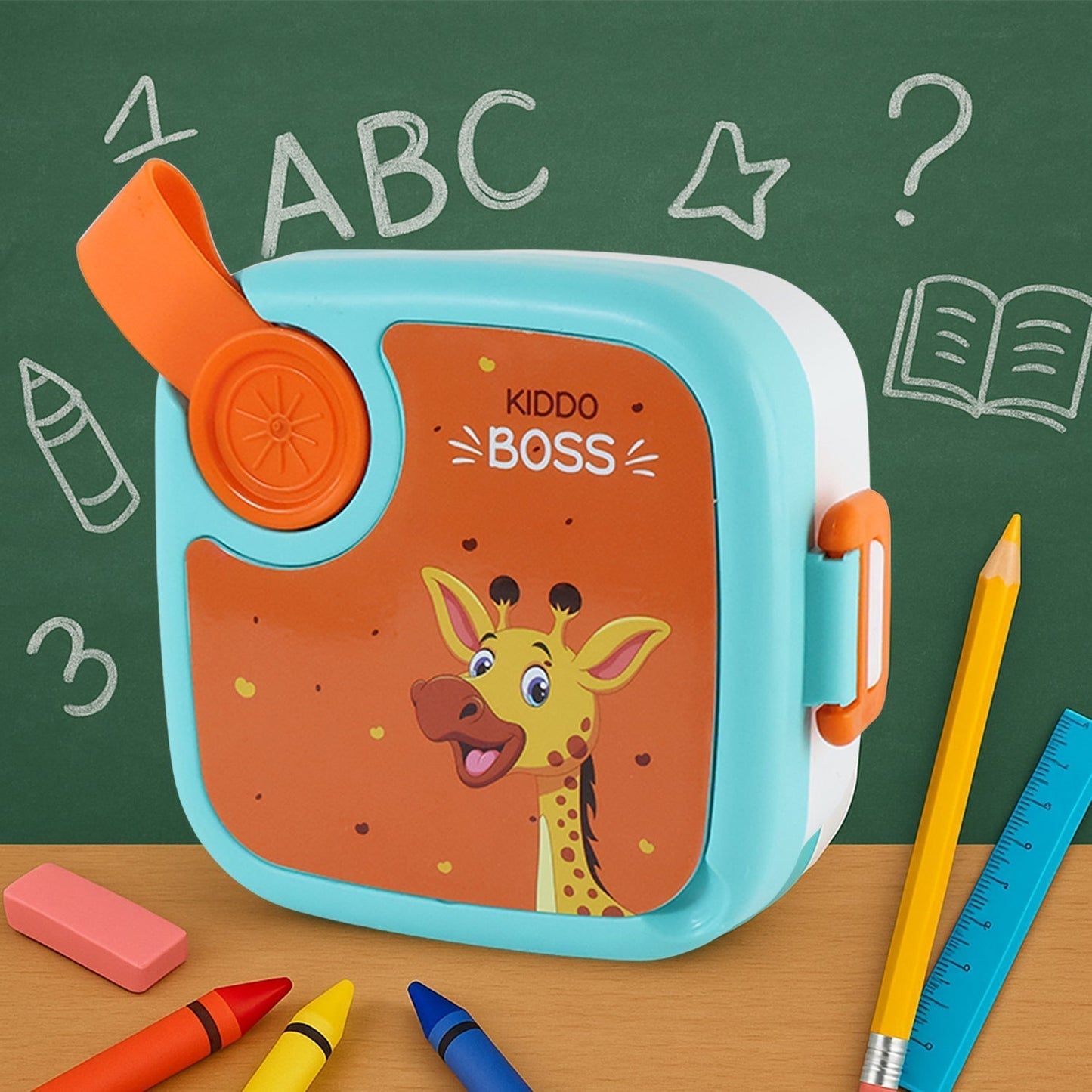 Kids Cartoon Lunch Box - (1 Set)