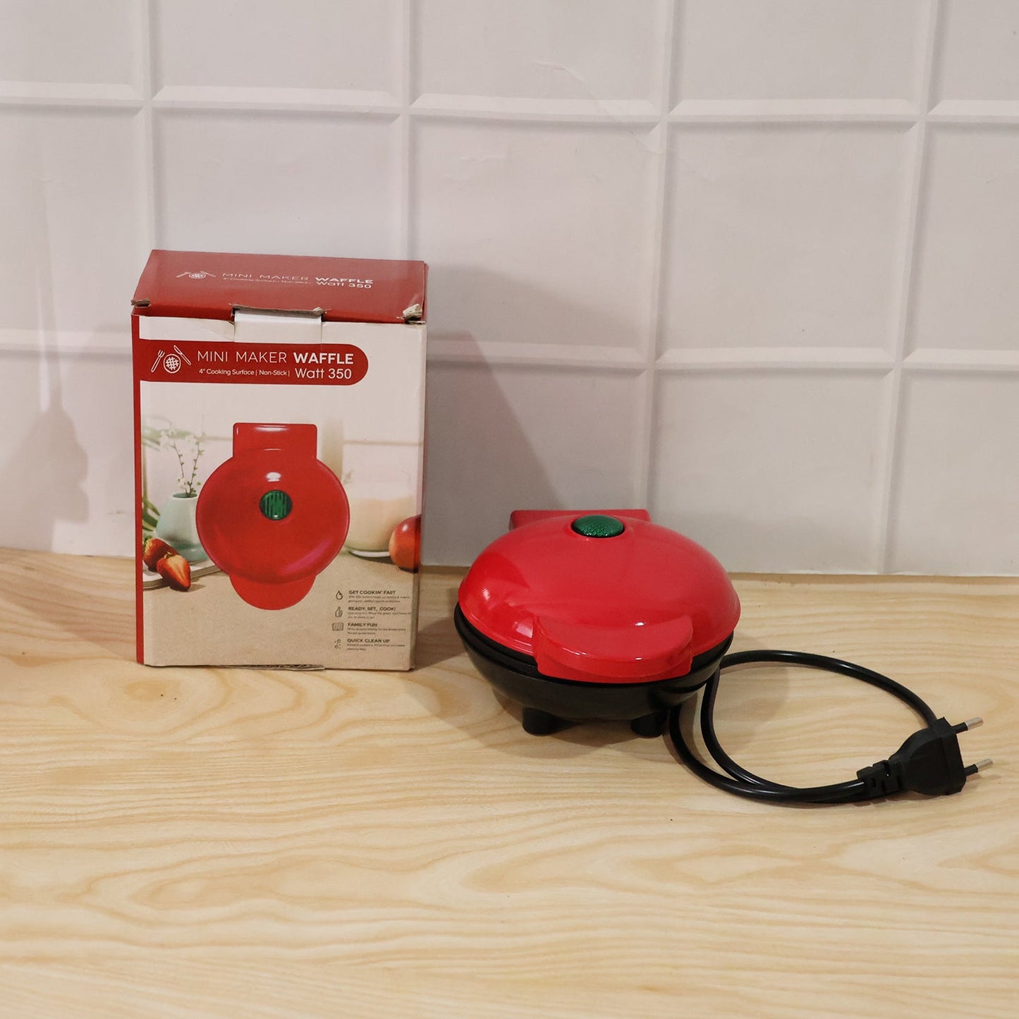 Mini Waffle Maker Machine Waffle Iron Home Appliances Kitchen Gift Easy To Clean, On-Stick Surfaces, Perfect Breakfast, Dessert, Sandwich, Cakes, Other Snacks Machine