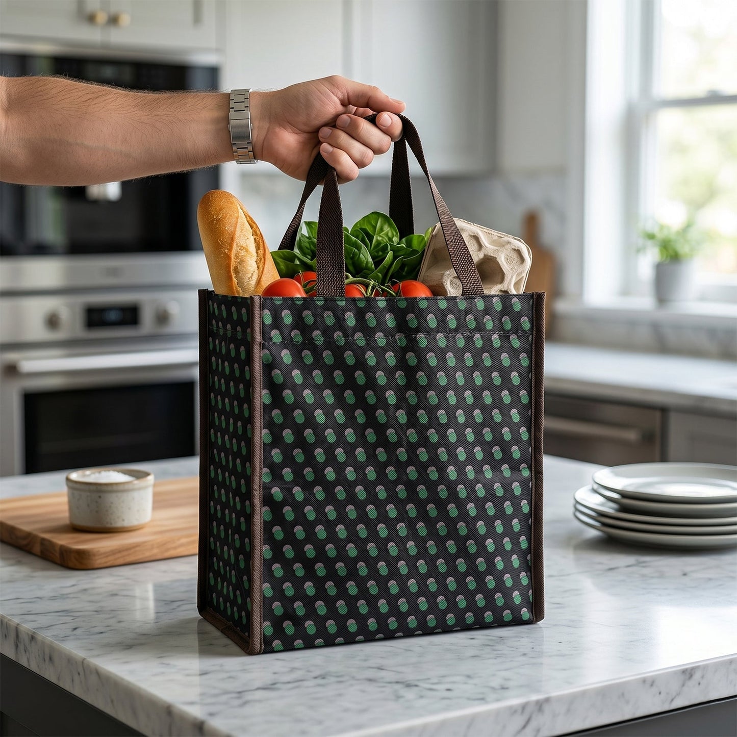 Reusable Multipurpose Carry Bag (1 Pc, 23x22 Cm)