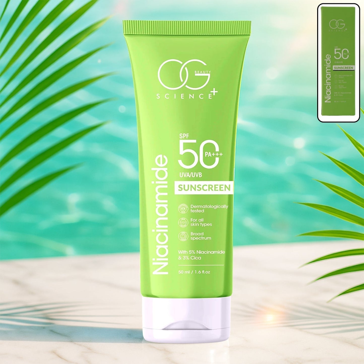 OG Beauty Niacinamide Sunscreen SPF 50 PA+++