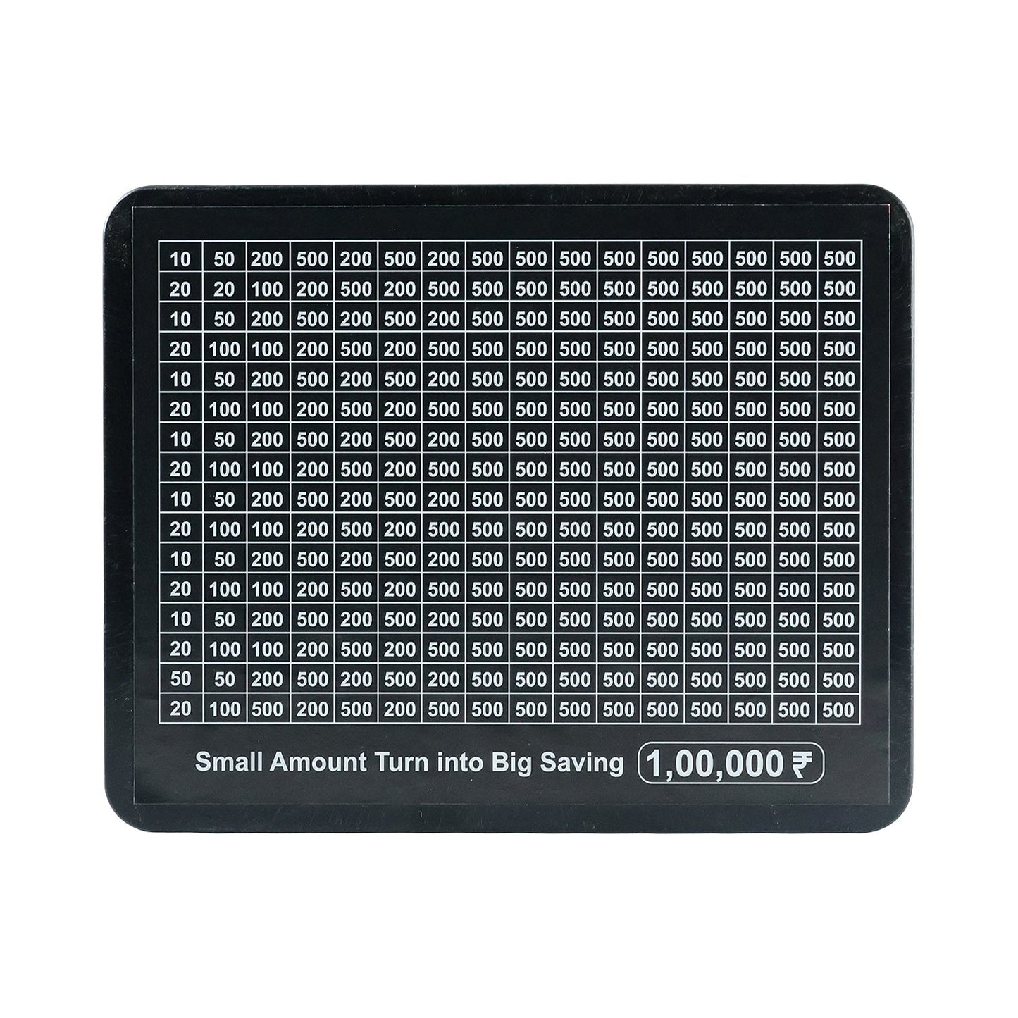 Reusable Money Saving Piggy Bank with Black Gel Pen (15 × 19 cm, 1 Pc)