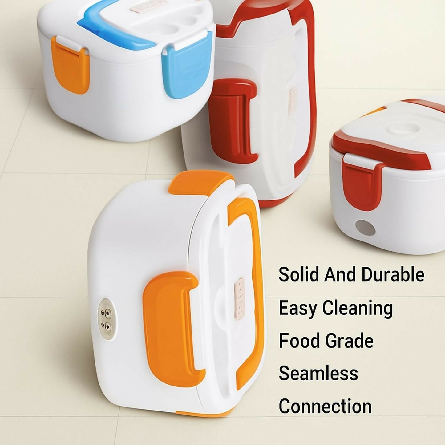 Premium Electric Lunch Box with Detachable Compartments for Office & Travel