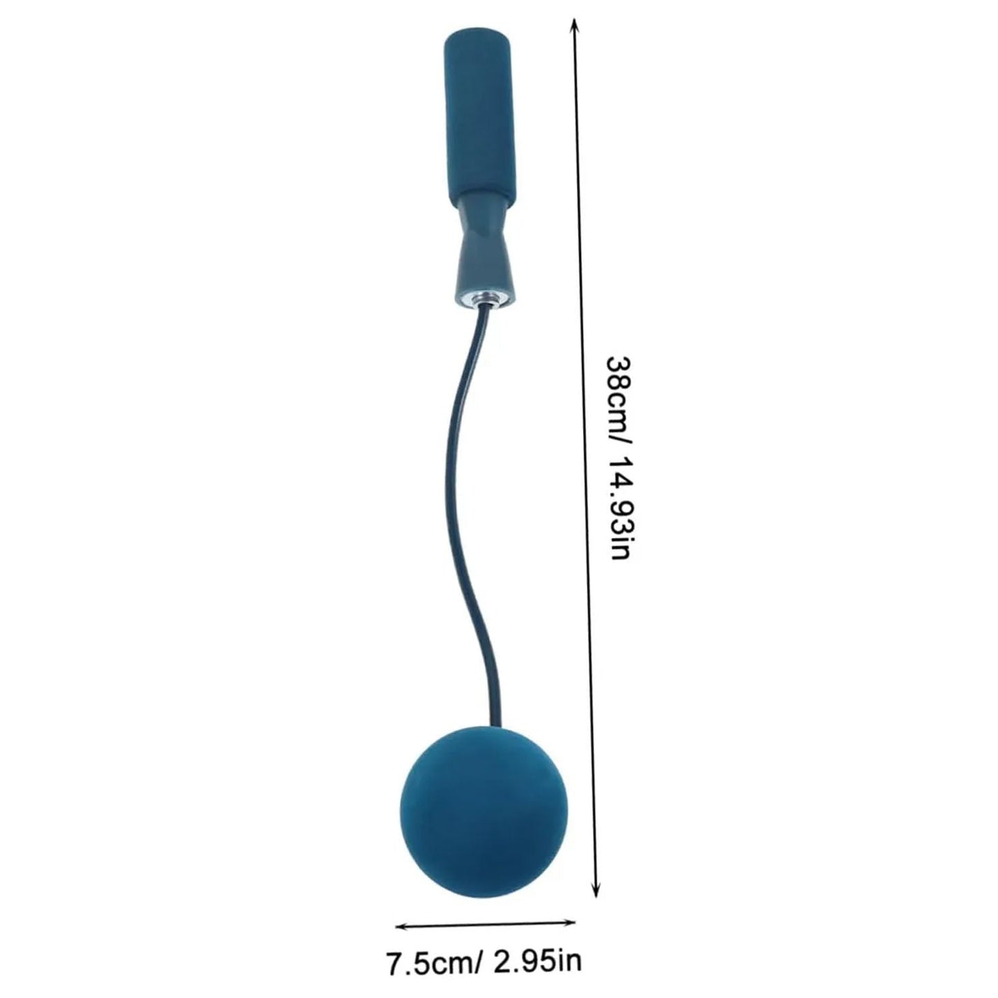 Fitness Wrist Ball Exercise Tool with Handle Grip (2 Pc)