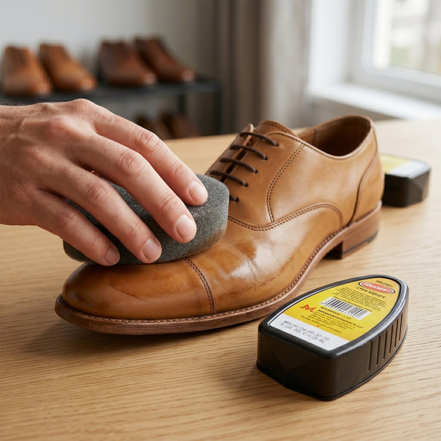 Maxwax Neutral Instant Shoe Shiner (1 Pc, 7 ML)