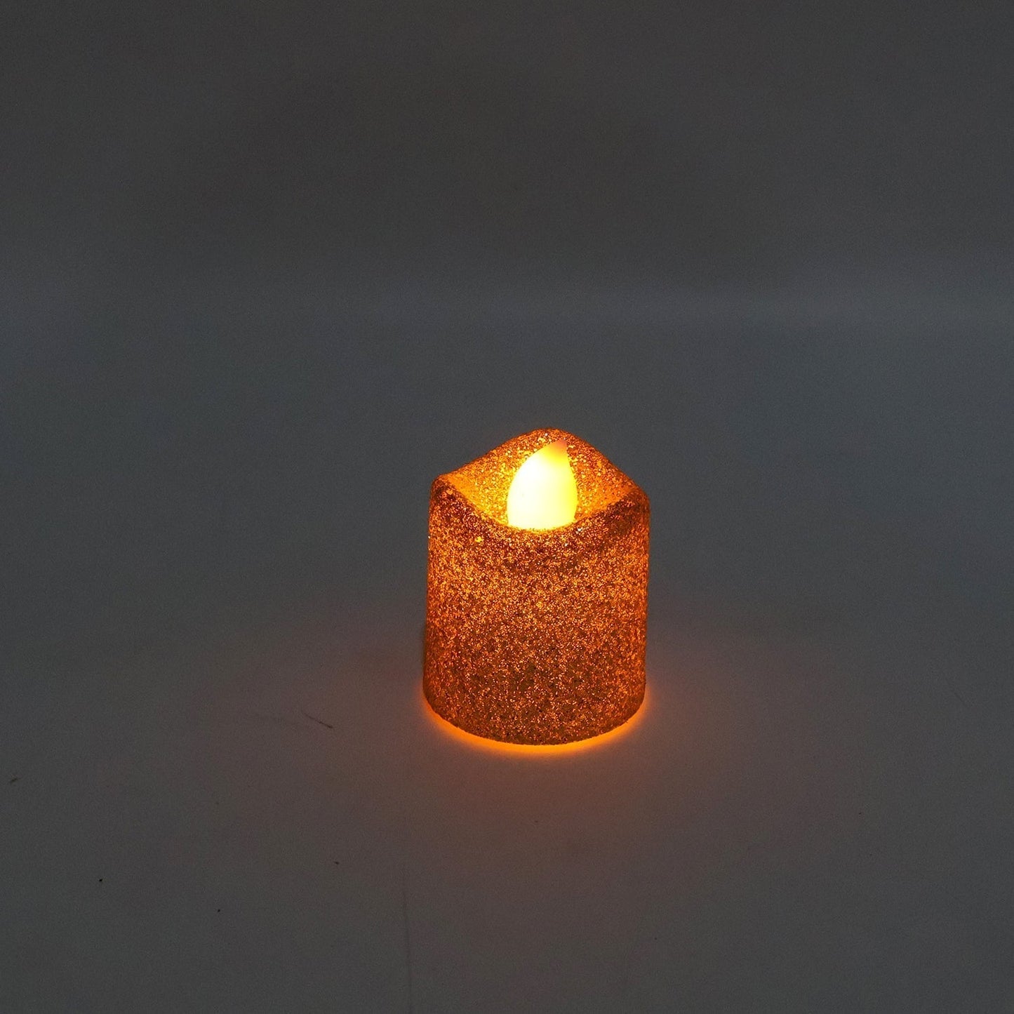 christmas Premium Glitter LED Tealight Candles (24 Pc Set)