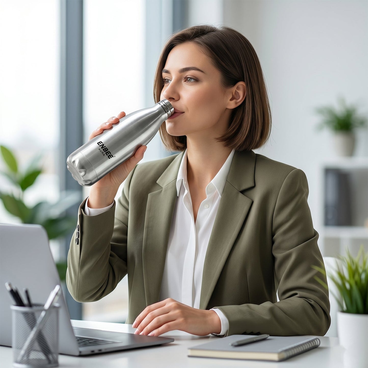 ENBEE Aura Stainless Steel Insulated Water Bottle (1 Pc, 1000 ML)