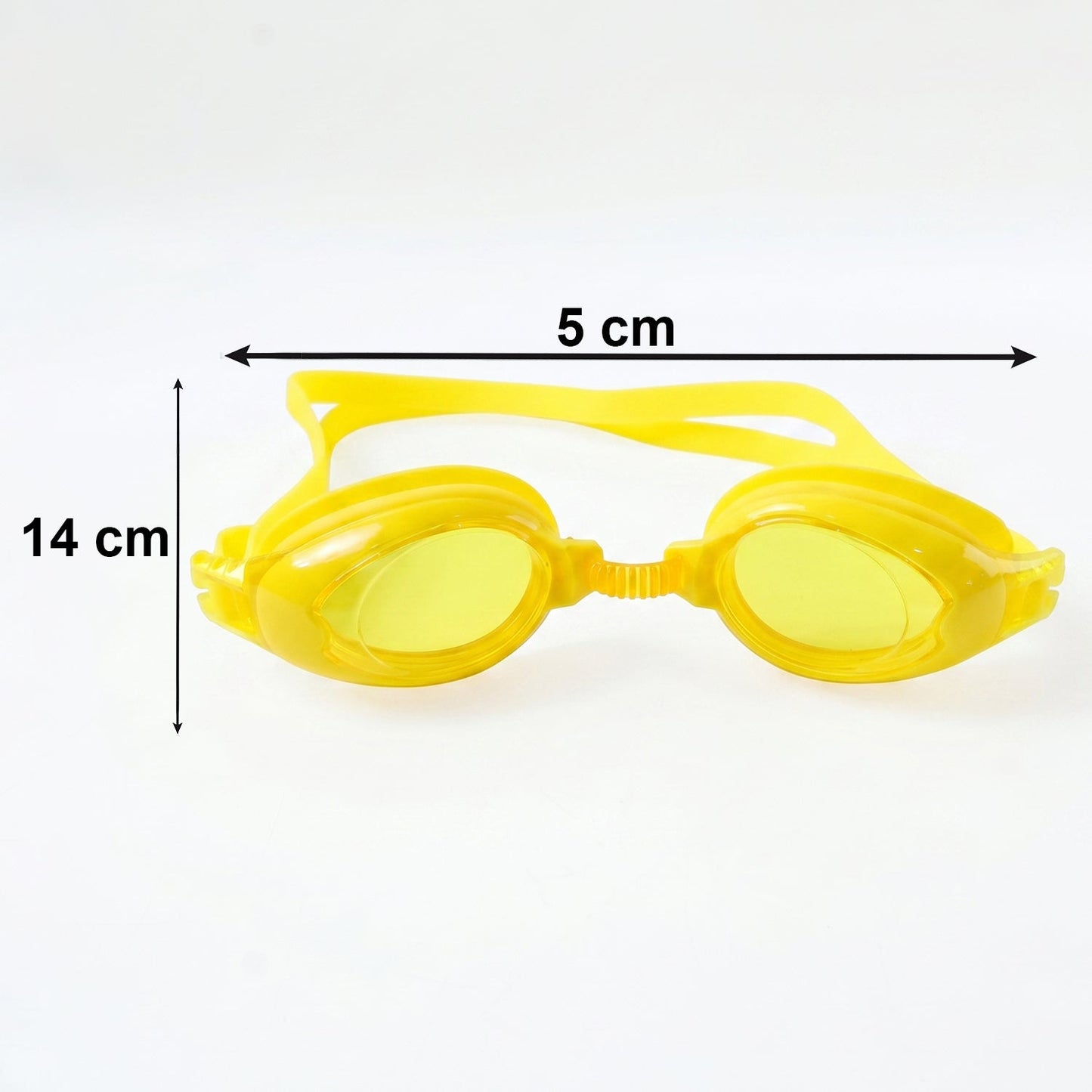 Kids Colorful Swimming Goggles with Anti-Leak Seal and Adjustable Strap – 1 Pc