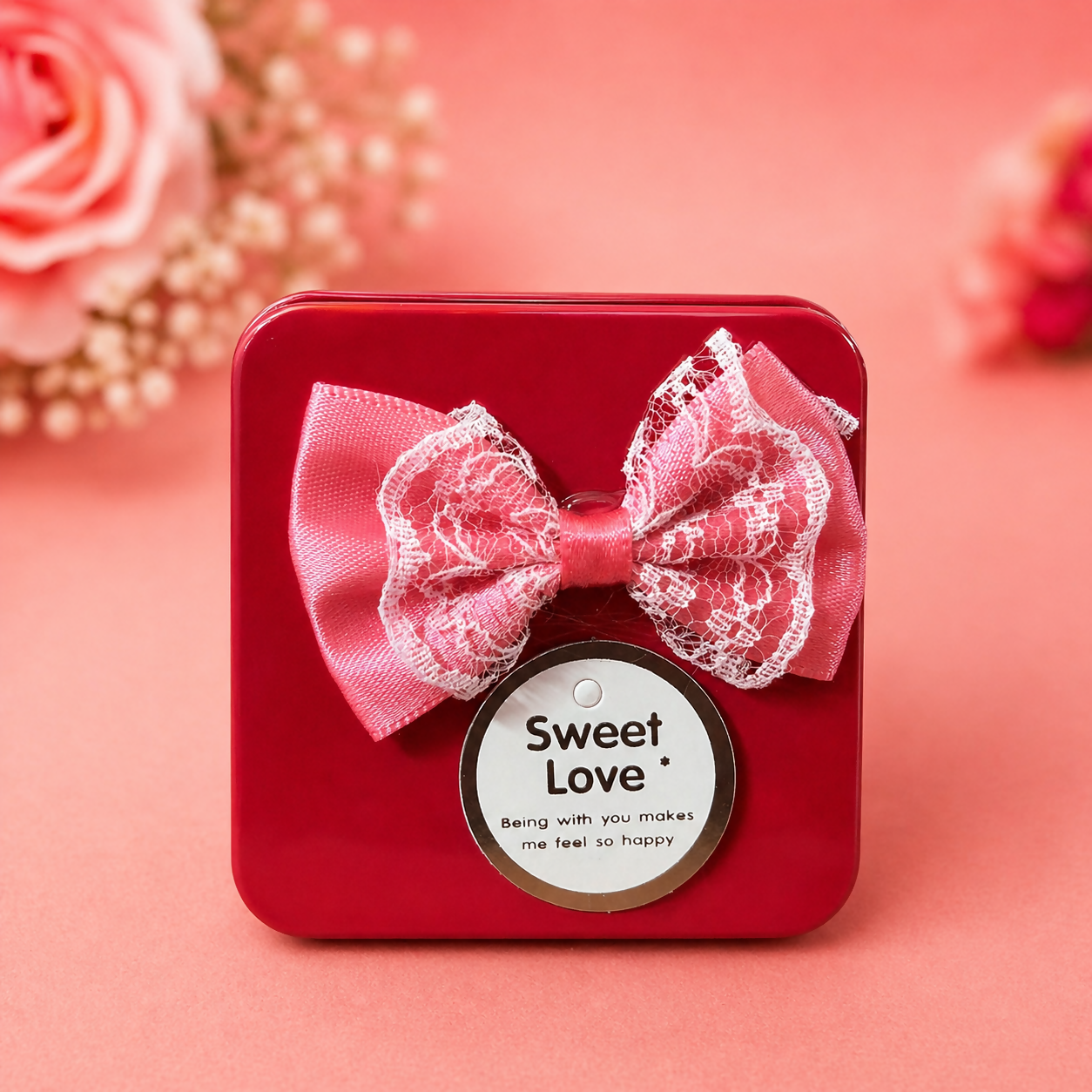 Mini Gift Box with Bow – Decorative Storage & Jewelry Box