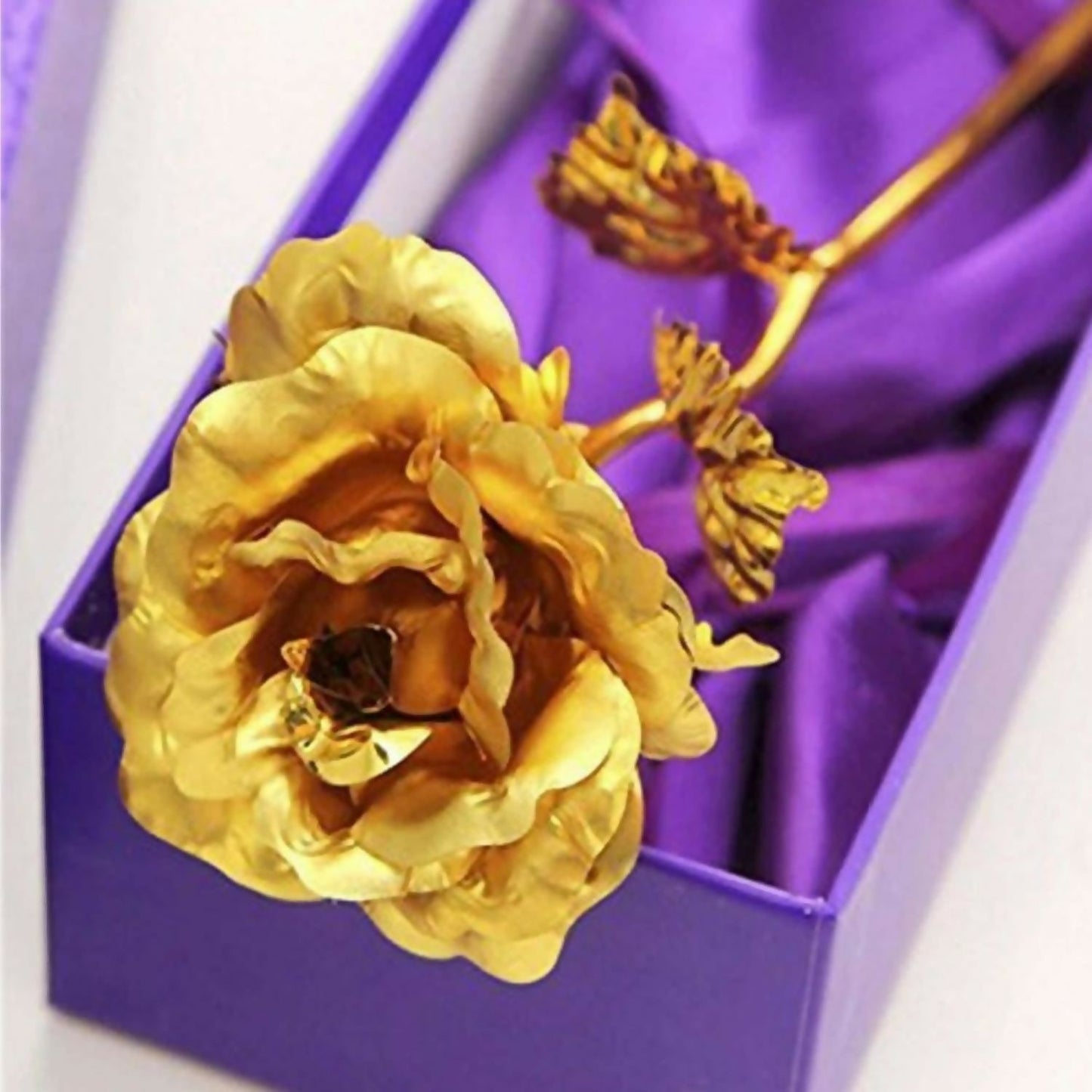 Premium LOVE Golden Rose Showpiece with Stand | 24K Gold Foil Artificial Rose with Love Base for Romantic Gifts | Ideal for Anniversary, Birthday, Valentine’s Day, Proposal & Home Decor | Elegant Golden Decorative Rose