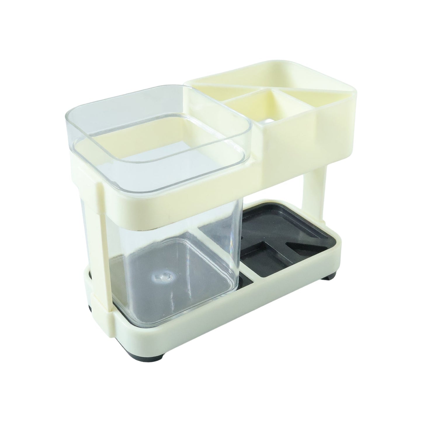 Multipurpose Toothbrush & Toothpaste Stand Holder (1 Set)