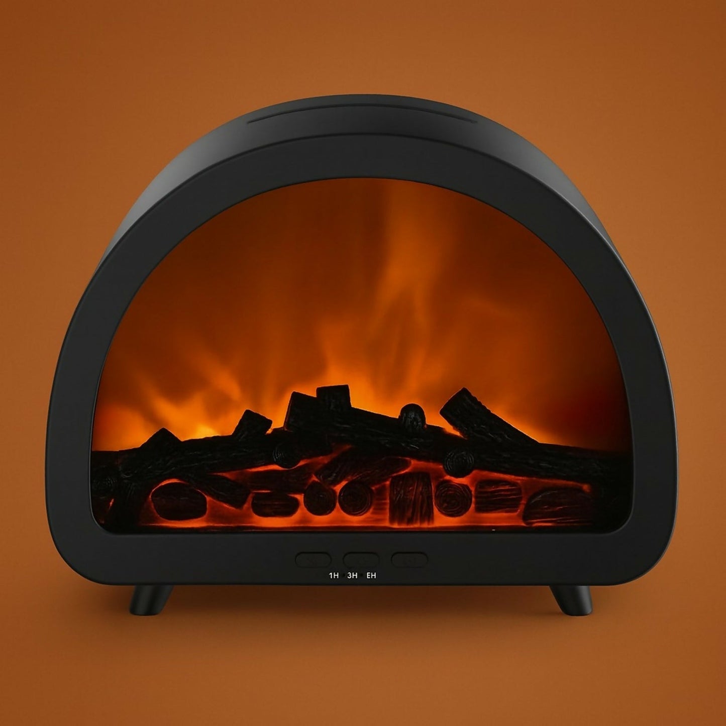 LED Flame Fireplace Humidifier with Remote | Realistic Fire Effect | Home Decor