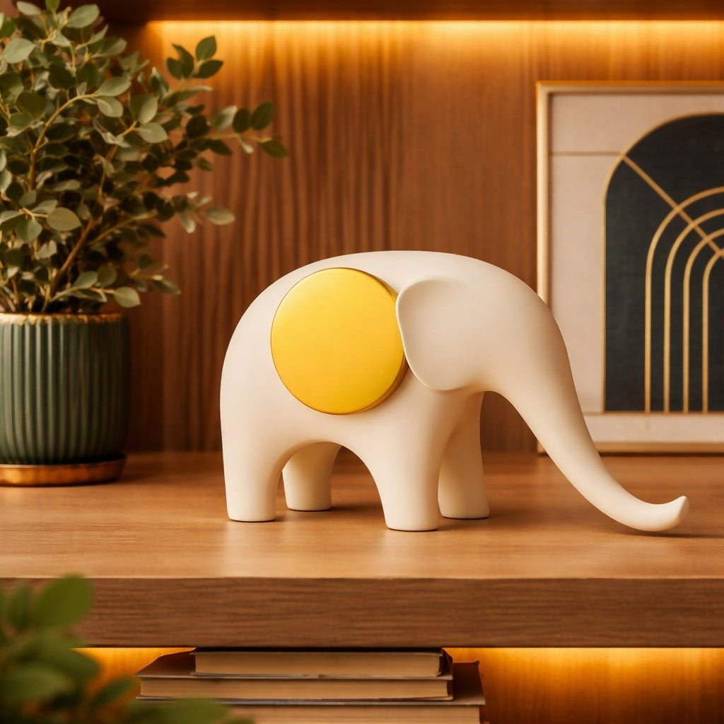 Elegant Elephant Showpiece for Home Decor with Modern Design