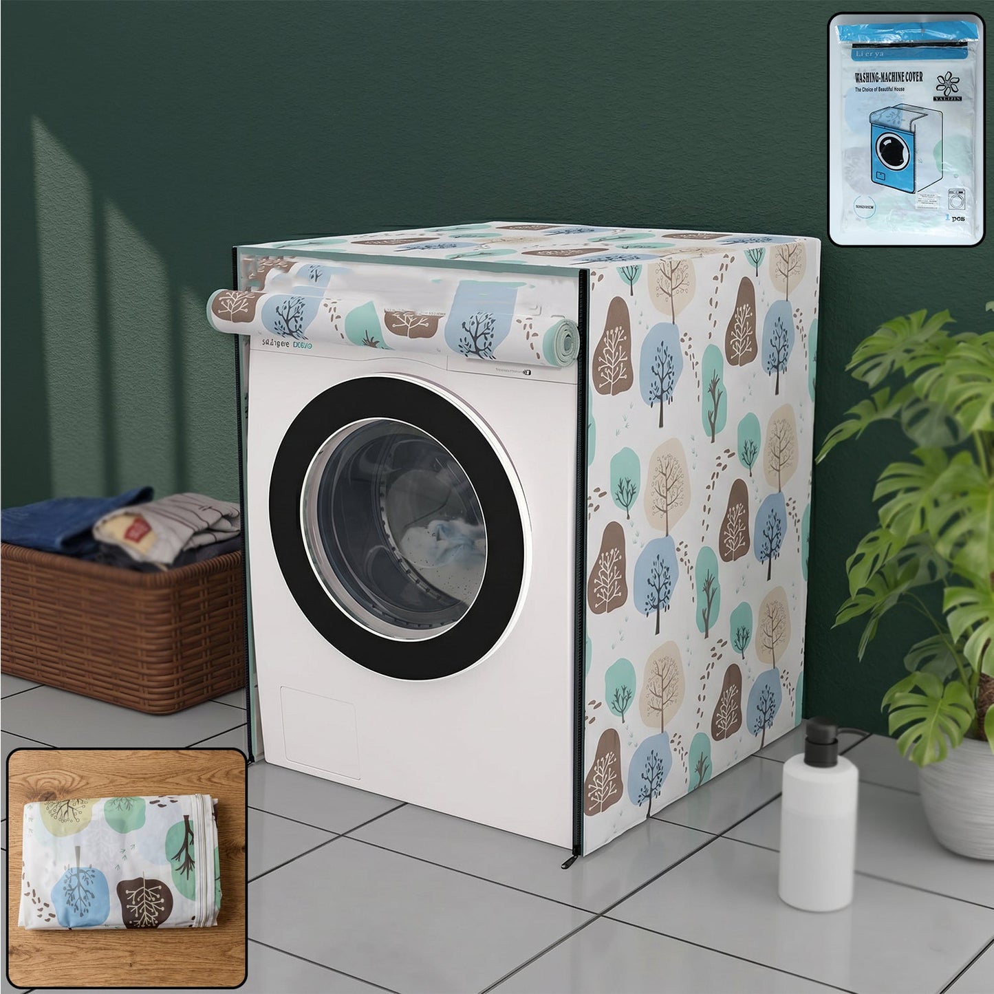 Washing Machine Cover Tumble Dryer Cover (58X62X85 cm)