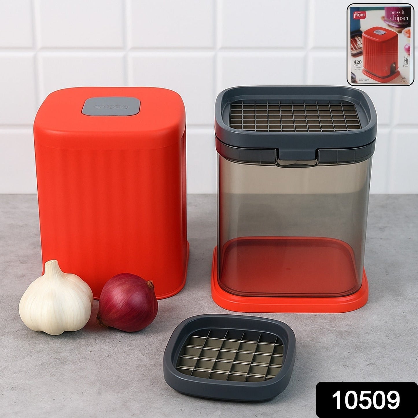 Supermom Multipurpose Onion, Garlic & Vegetable Chopper (1 Pc)