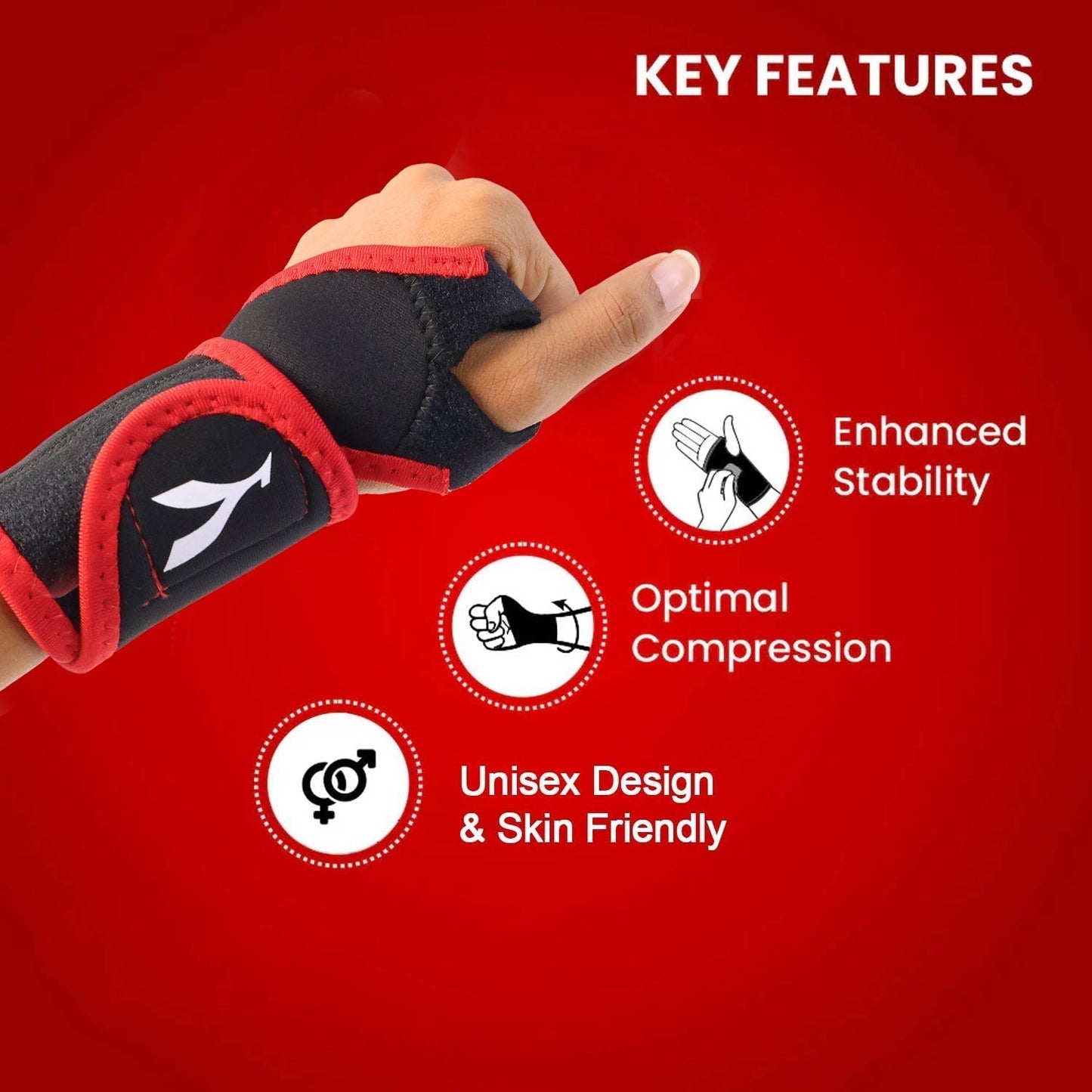 Adjustable Wrist Support Brace (1 Pc)
