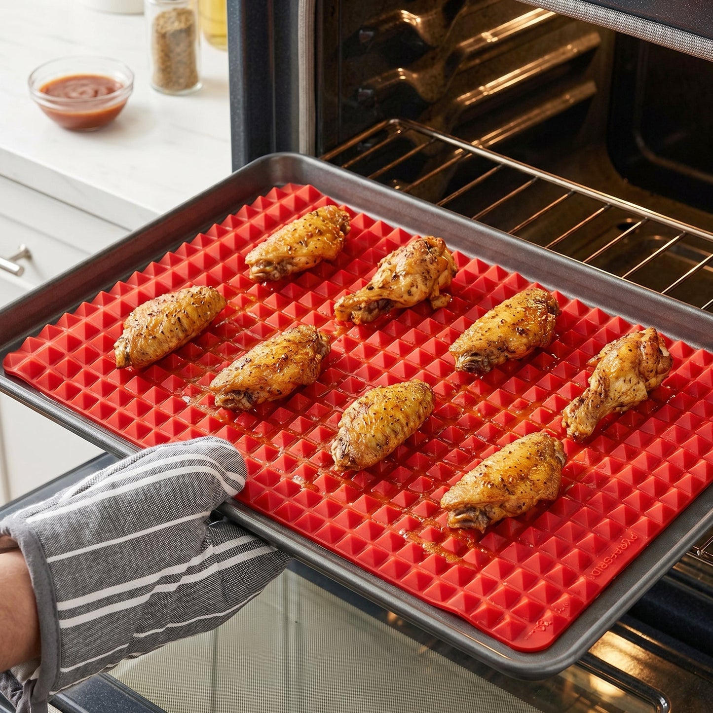 Multipurpose Non-Stick Silicone Baking Mat Set (5 Pc)