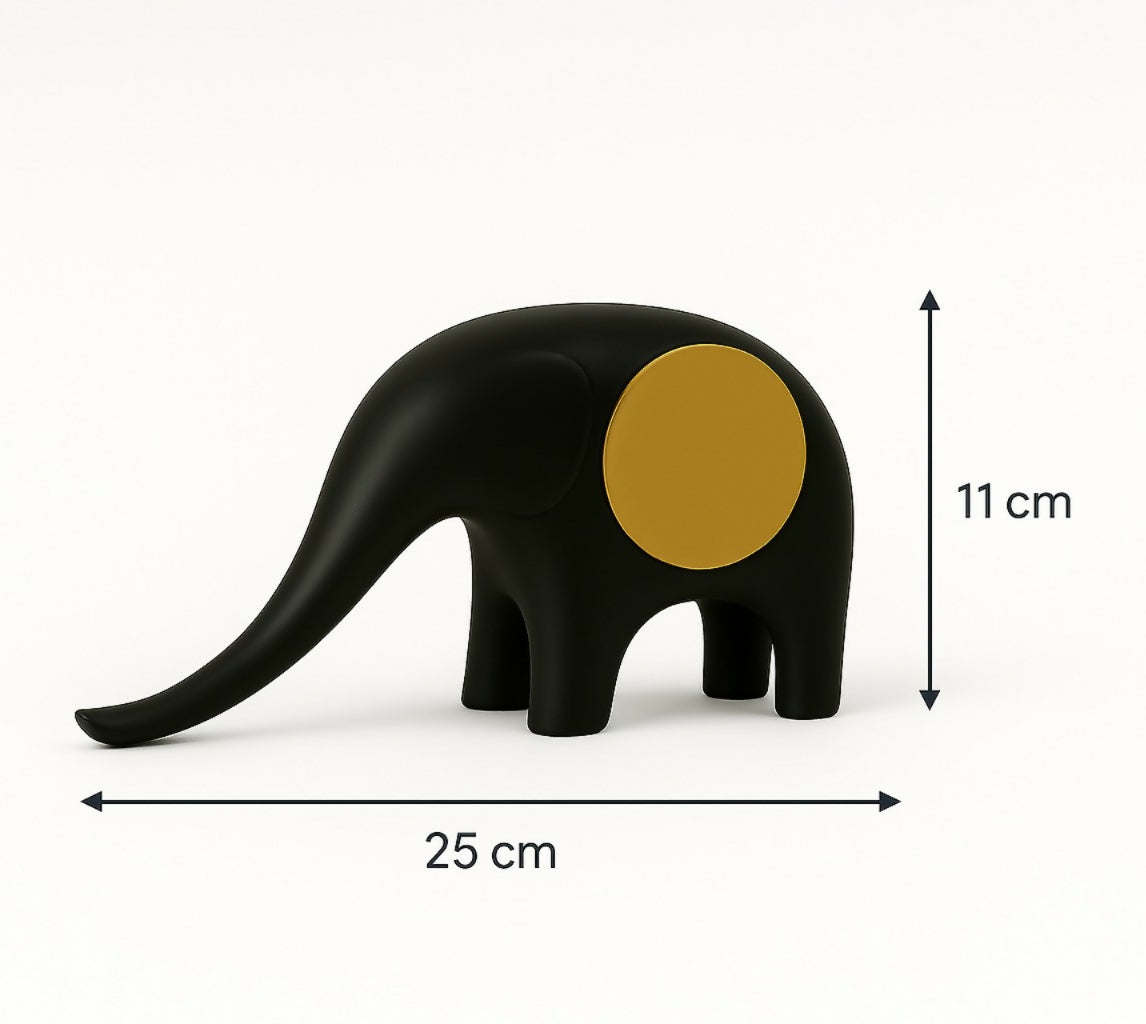 Modern Elephant Showpiece for Home Decor with Matte Finish
