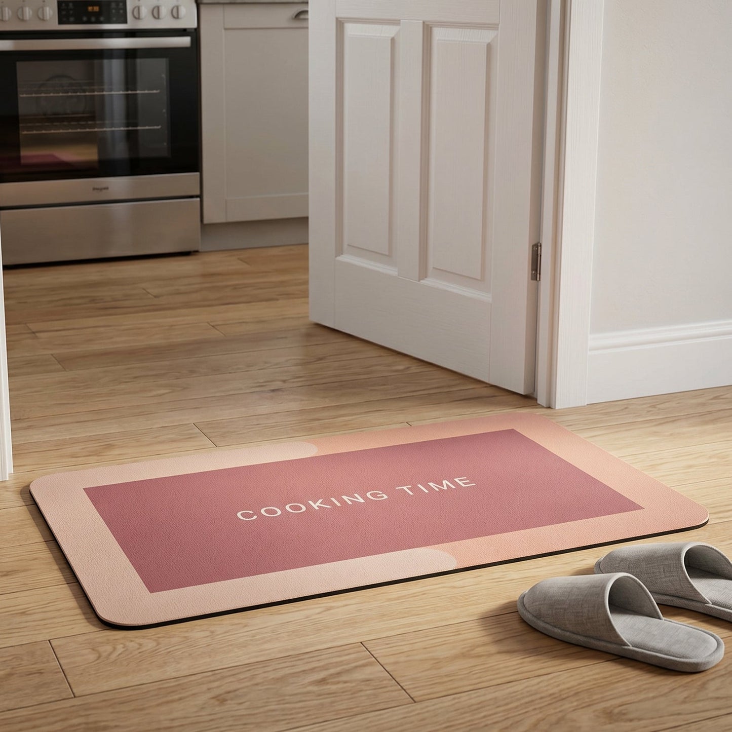 Premium Anti Slip Kitchen Floor Mat Set (2 Pc, 120x38 Cm + 58x38 Cm)