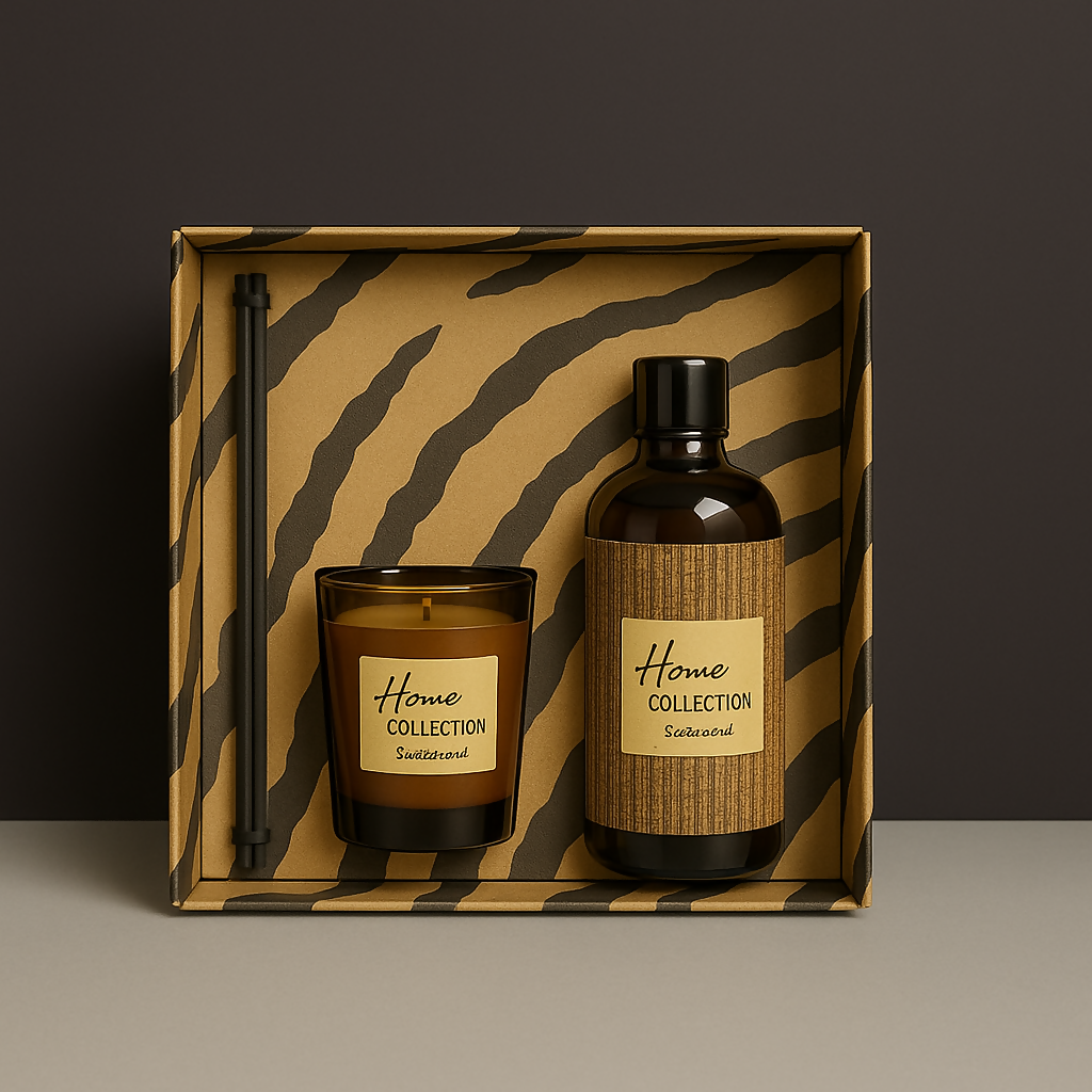 Scented Candle & Diffuser Gift Set – Relaxing Home Fragrance