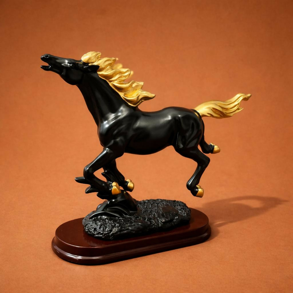 Running Horse Showpiece Statue for Home Decor Tabletop
