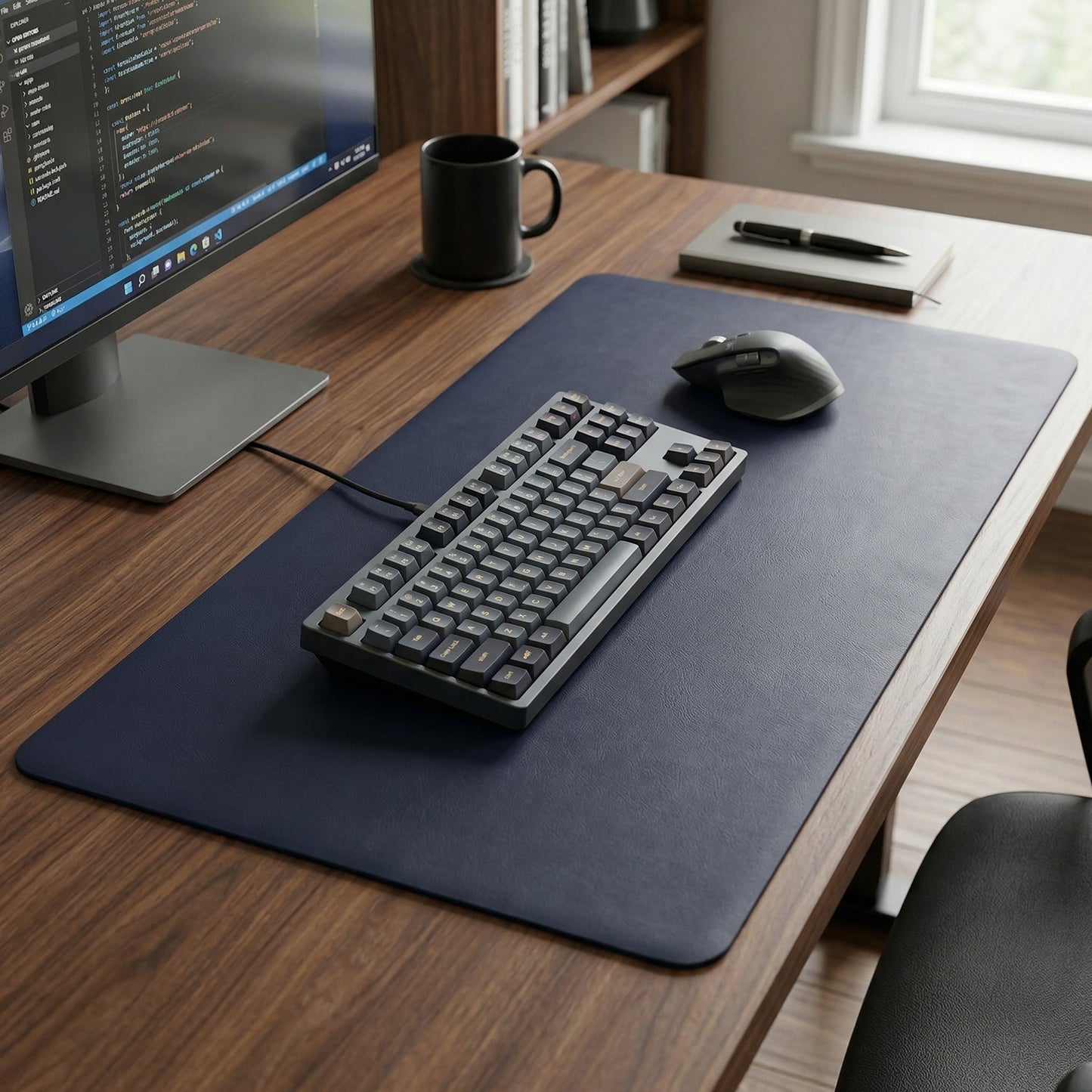 Premium Large Desk Mat Mouse Pad (1 Pc, 60x35 Cm)