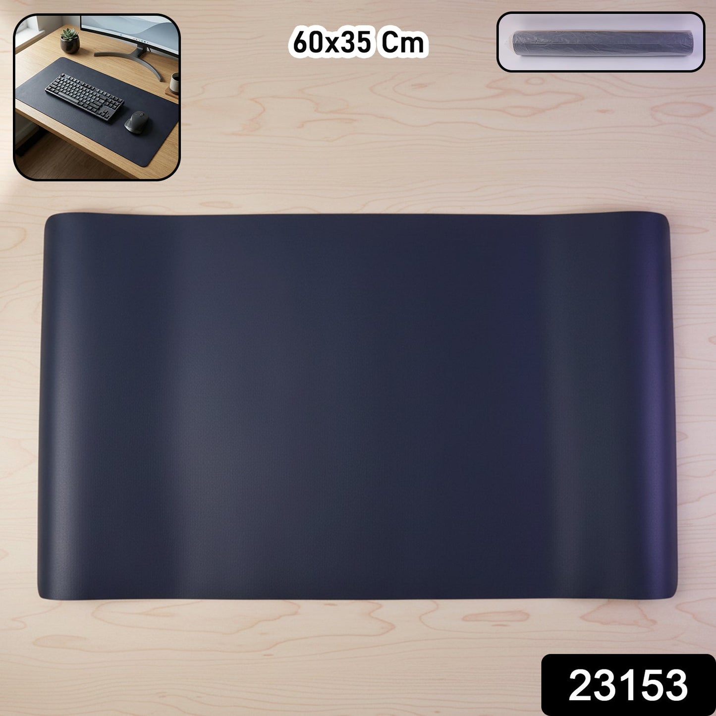 Premium Large Desk Mat Mouse Pad (1 Pc, 60x35 Cm)